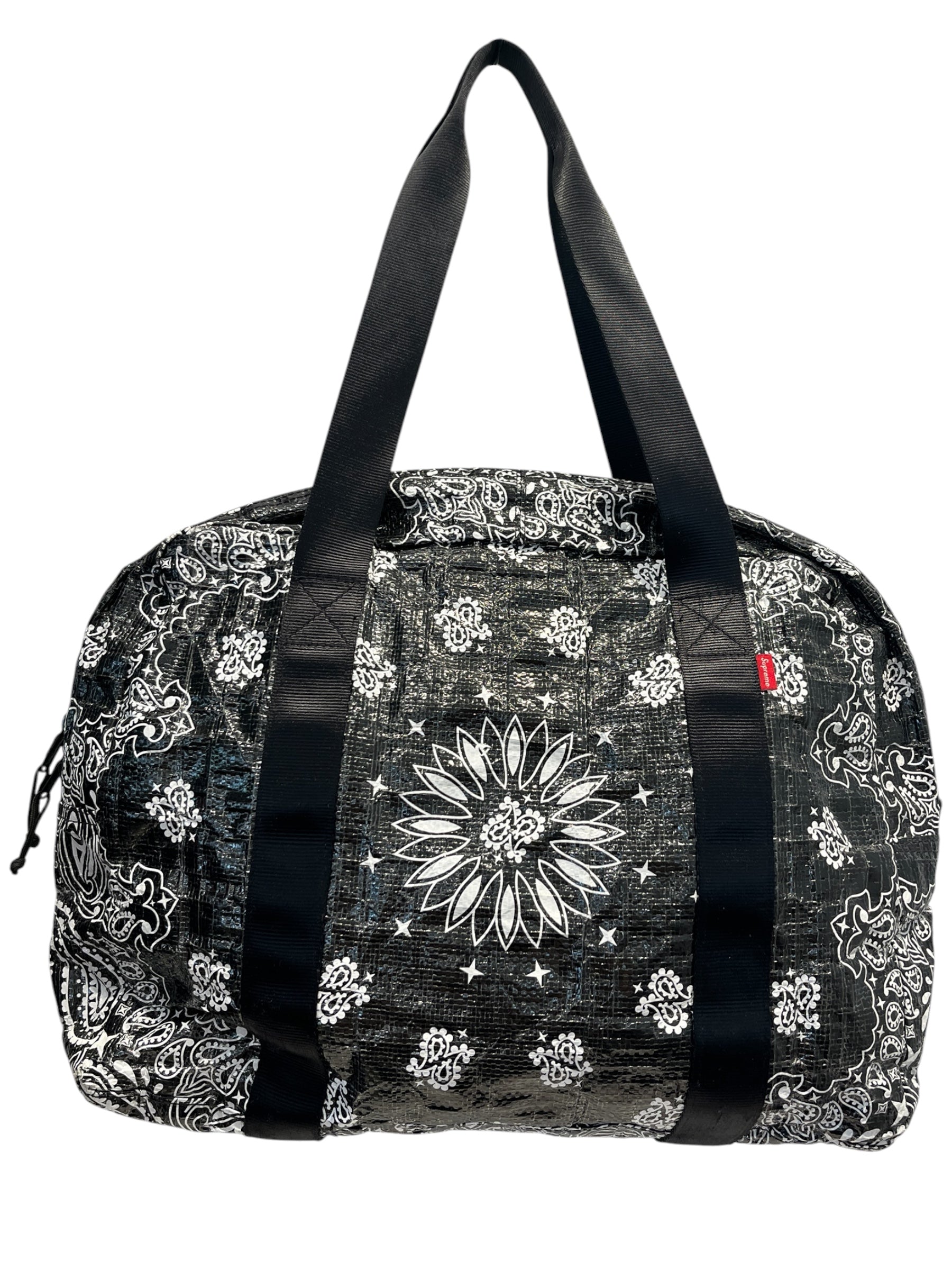 Supreme/Tote Bag/Floral Pattern/Polyester/BLK/cowboy print view 2