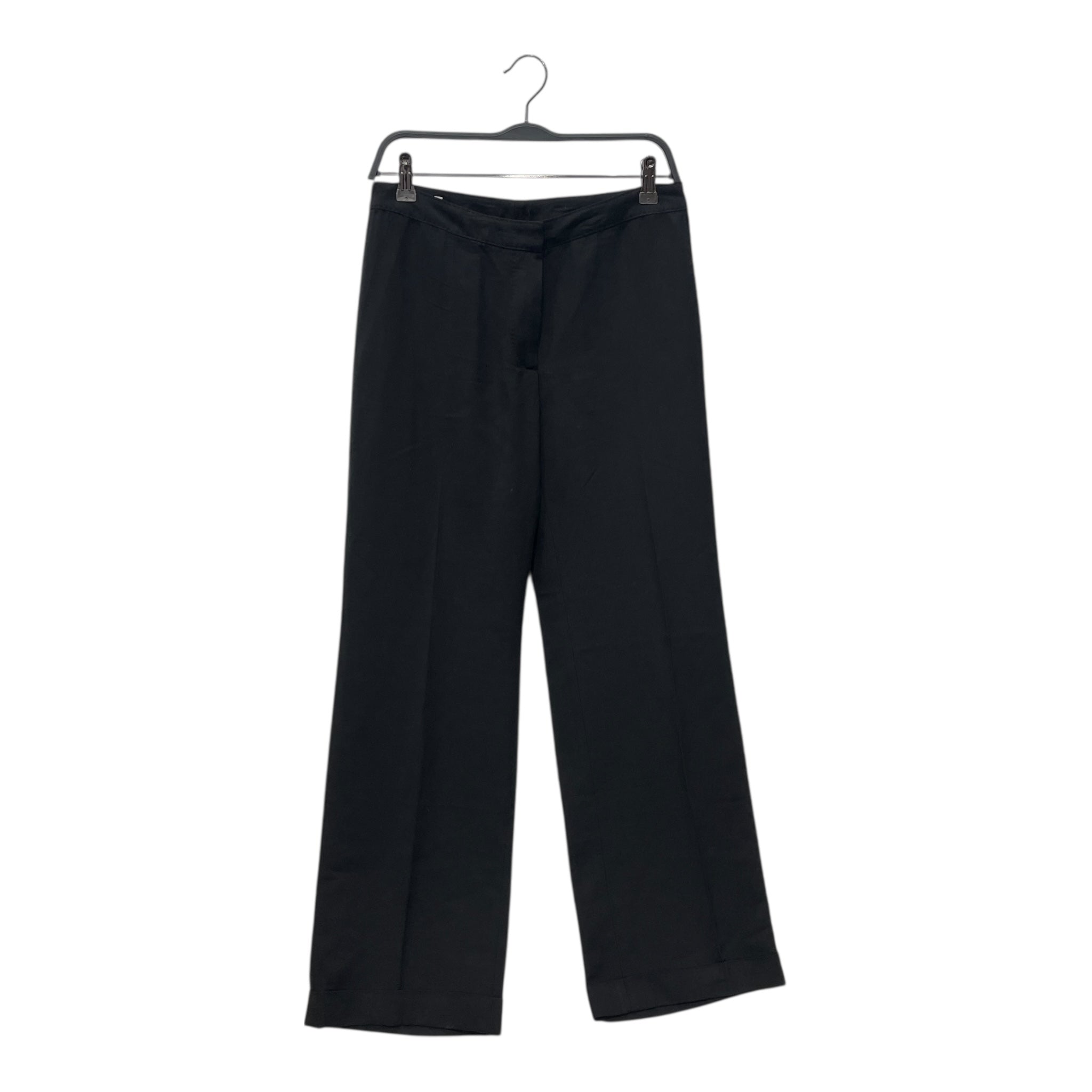 DRIES VAN NOTEN/Wide Leg Pants/38/Rayon/BLK/ view 1