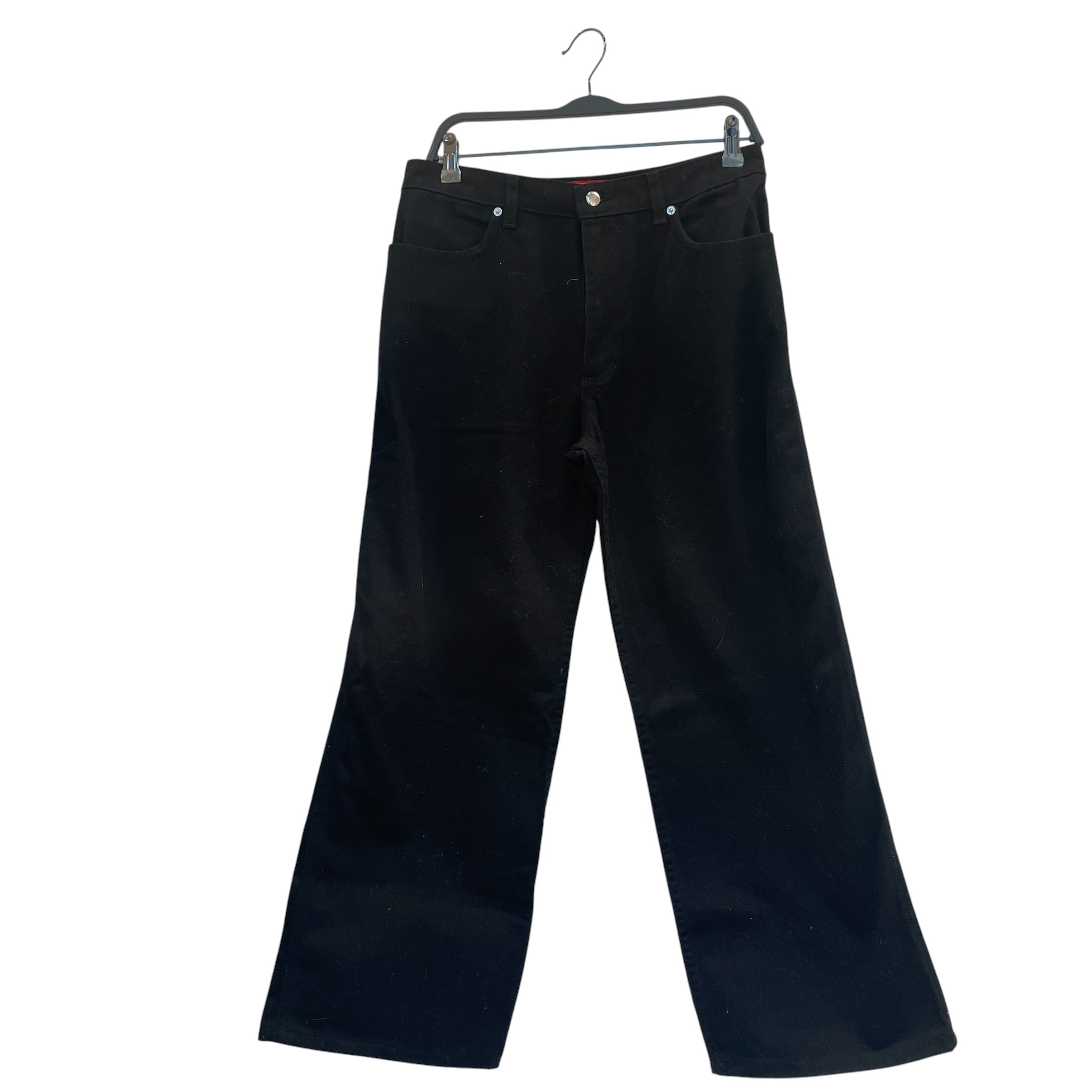 ECKHAUS LATTA/Straight Pants/30/Denim/BLK/straight-cut jeasn view 1