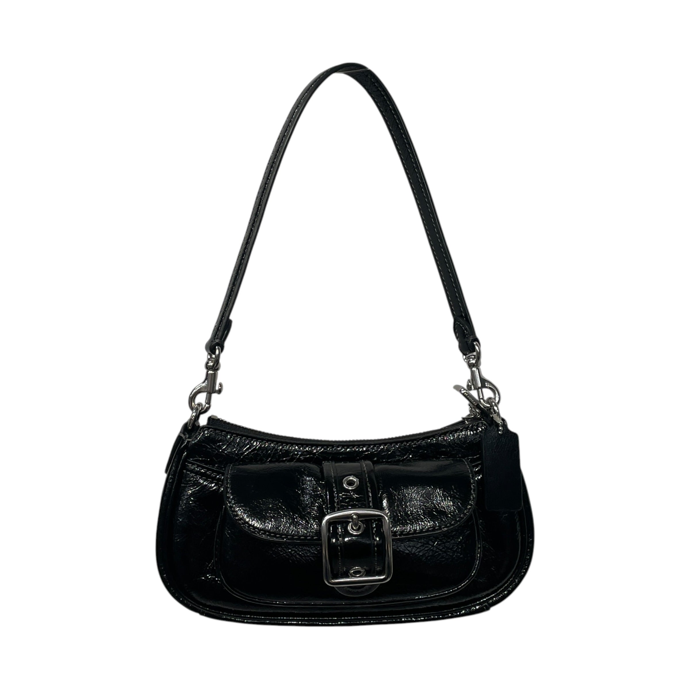 COACH/Hand Bag/BLK/ASHTON MINI BAG/BUCKLE/SLV view 1