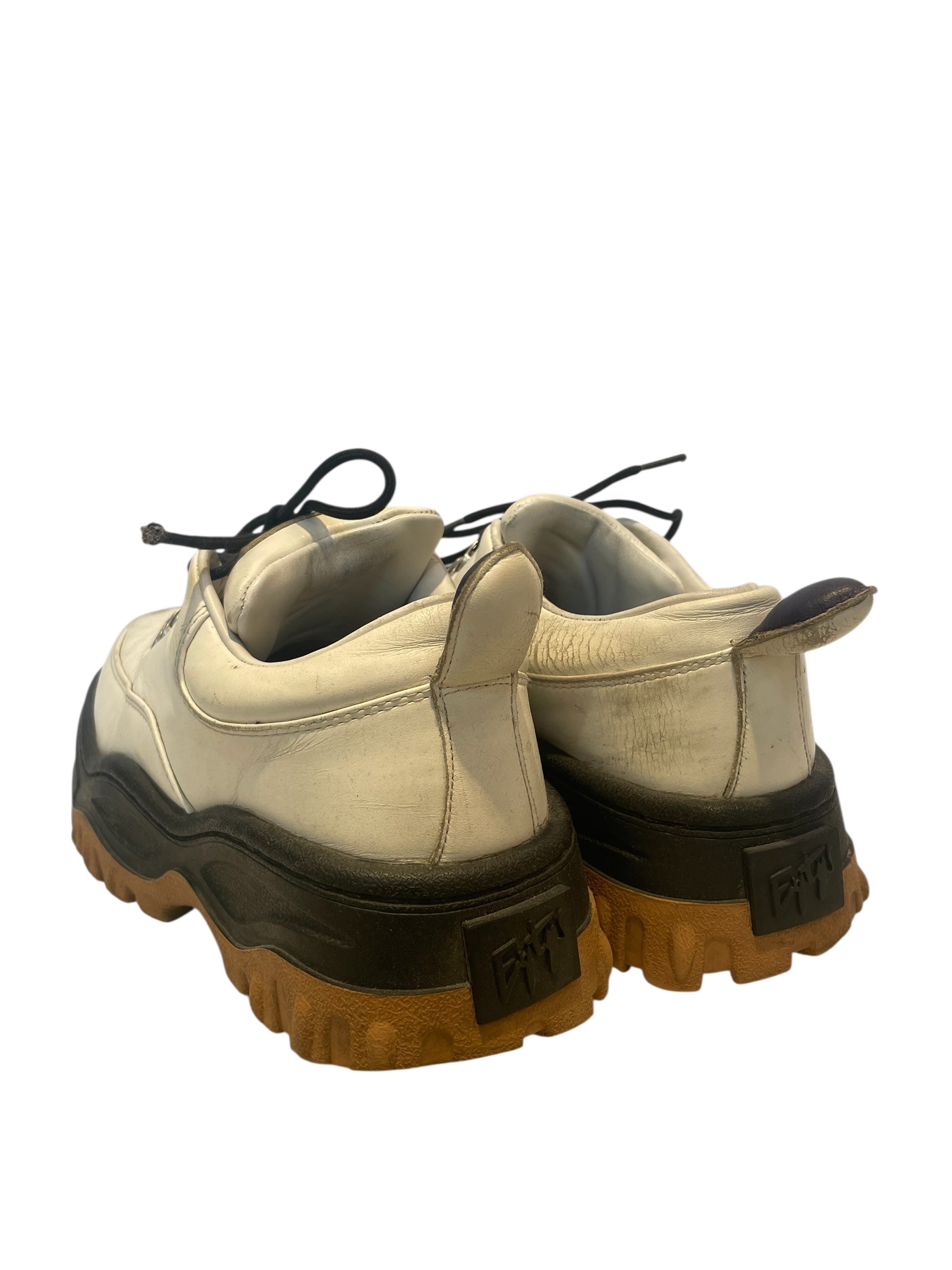EYTYS/Low-Sneakers/EU 40/Leather/WHT/PLATFORM/ CRM/ BLK/ EU 40 view 2
