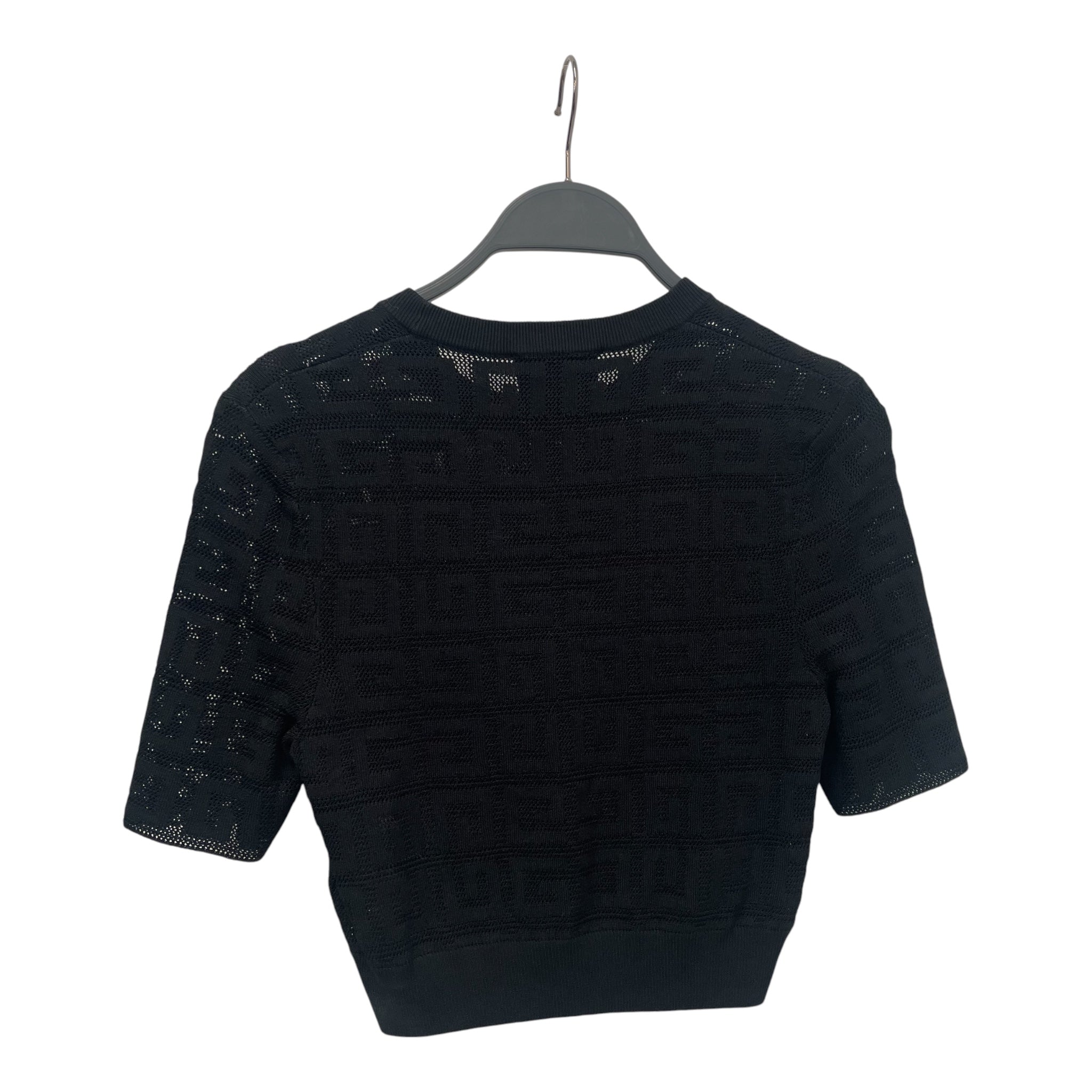 GIVENCHY/T-Shirt/XS/Monogram/Polyester/BLK/4G JAQUARD SWEATER view 2