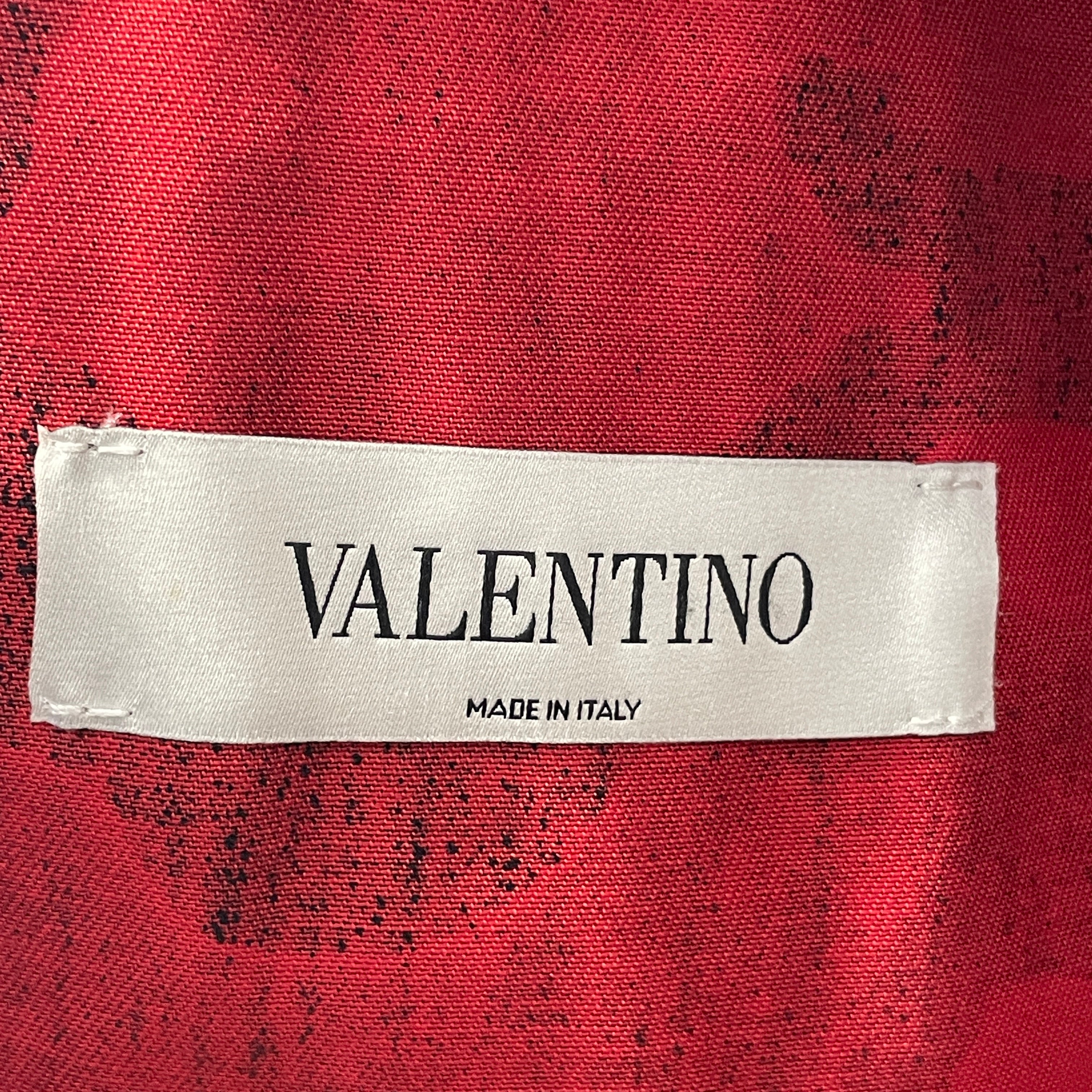 VALENTINO/Jacket/54/Cotton/RED/Plaid/CAMO MILITARY JACKET view 3