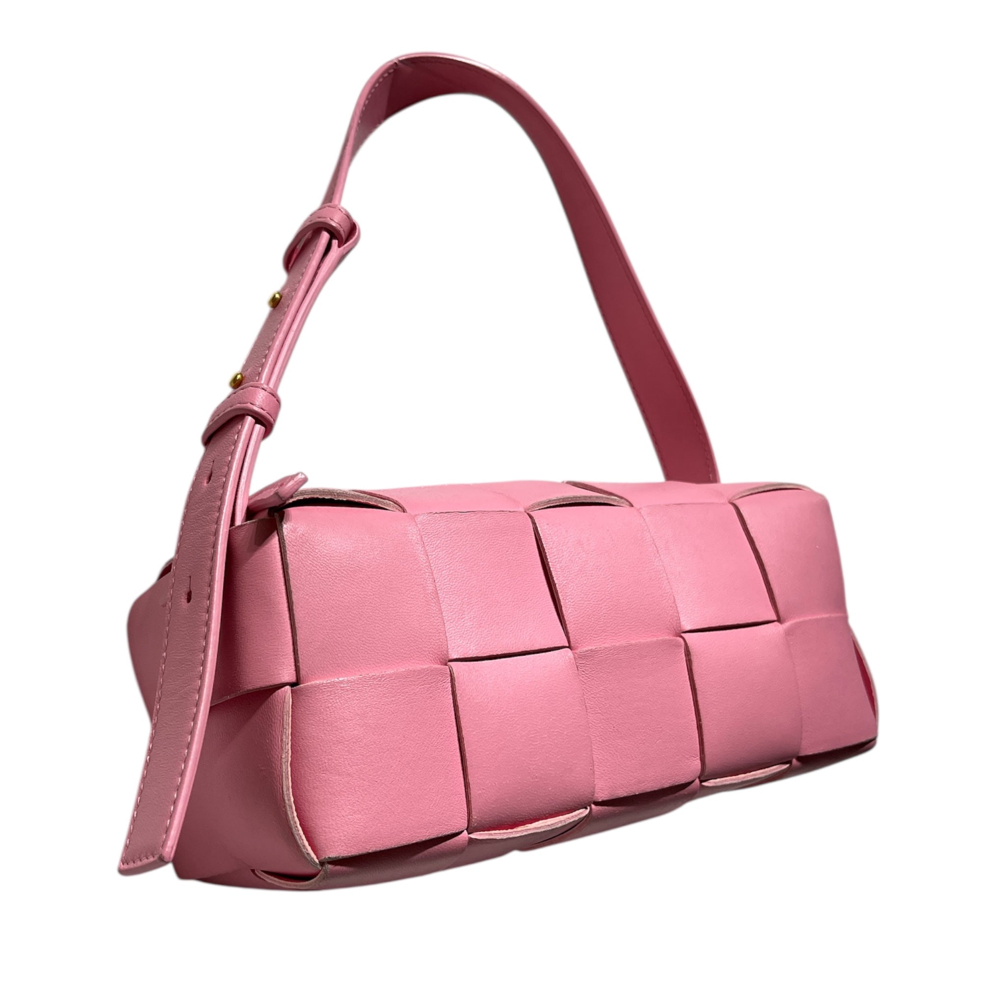 BOTTEGA VENETA/Hand Bag/Leather/PNK/BRICK CASSETTE view 2