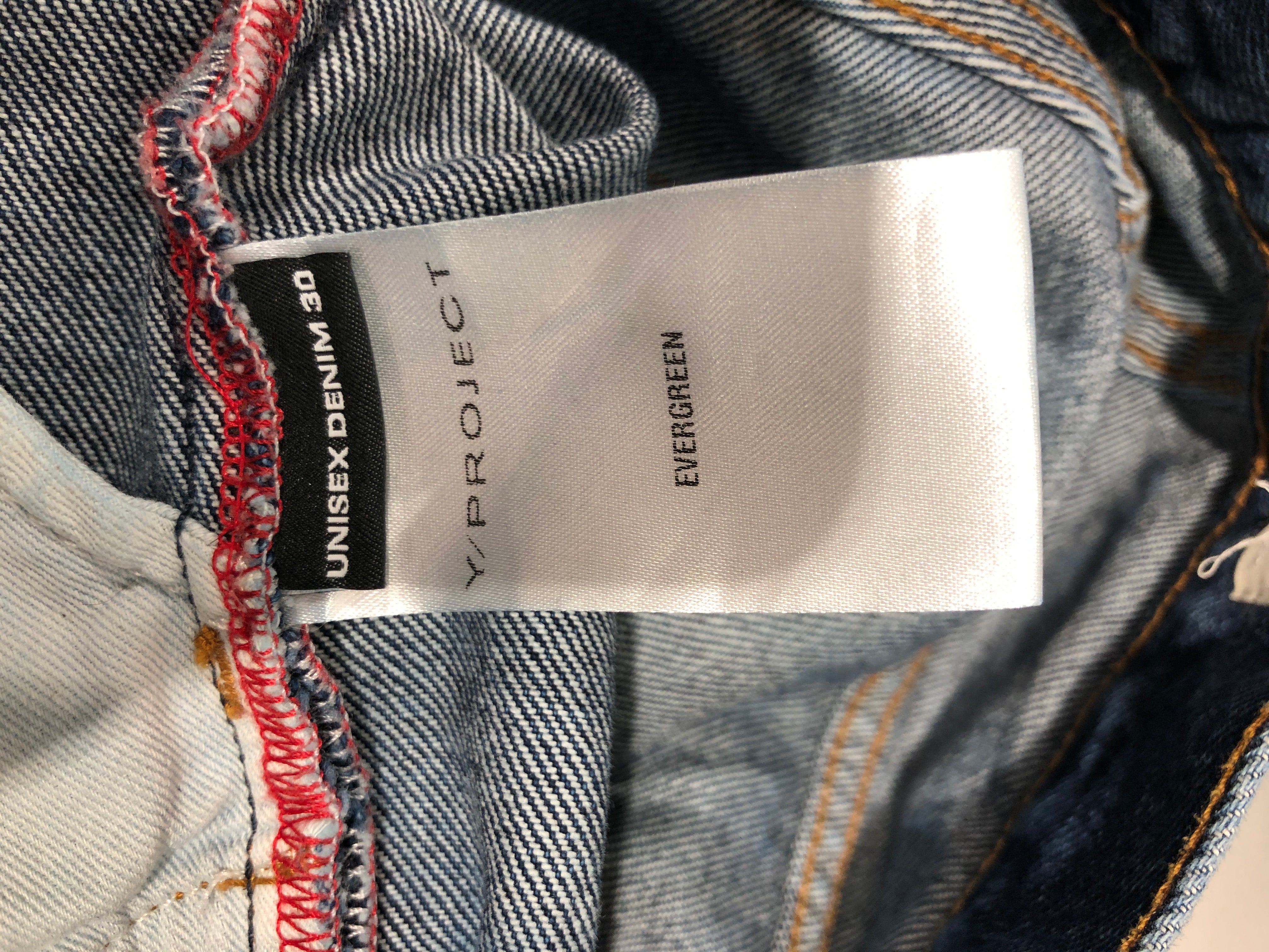 Y/PROJECT/Pants/30/Denim/NVY/Removeable Cowboy Cuff view 6
