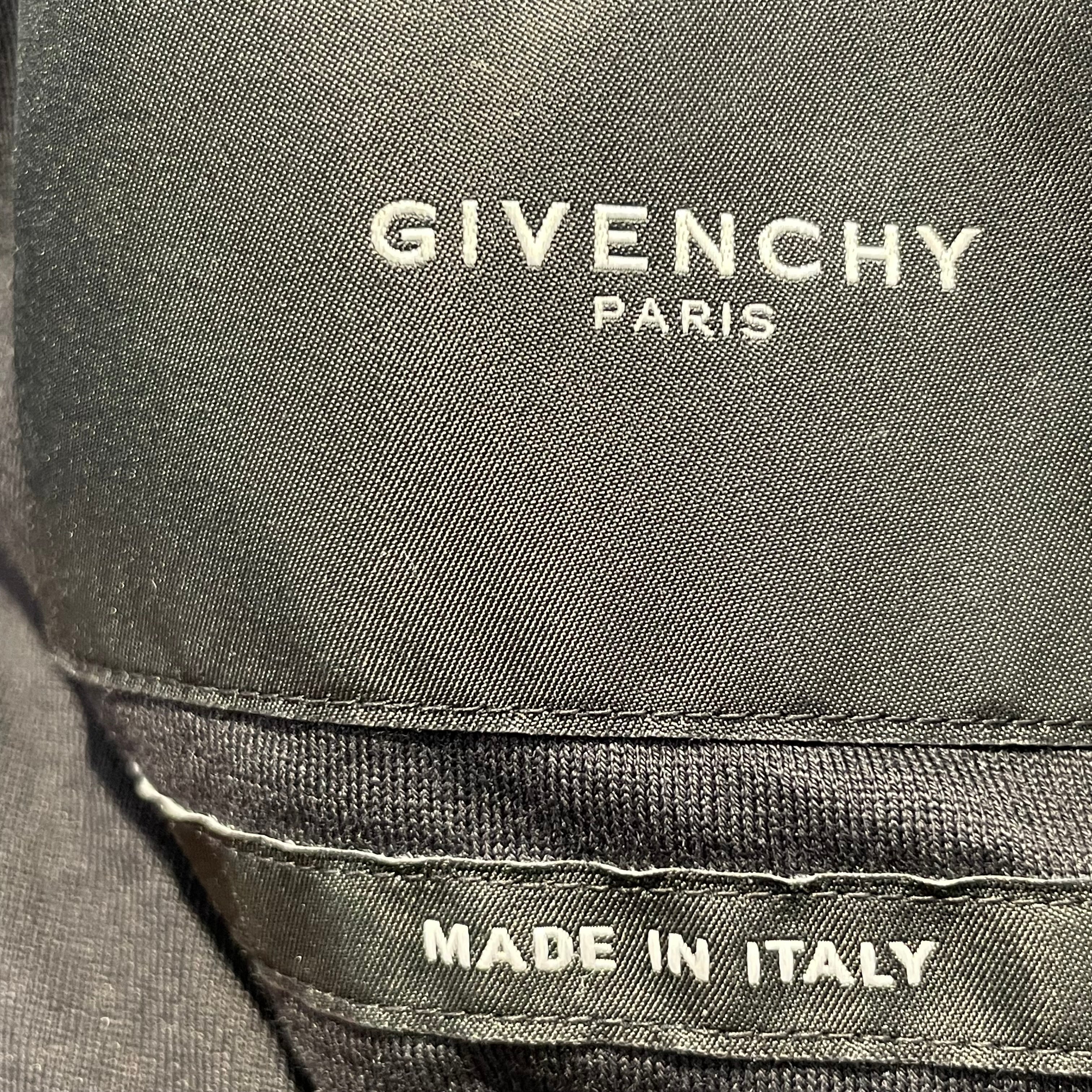 GIVENCHY/Leather Jkt/52/Leather/BLK/lambskin w soft sleeve view 3