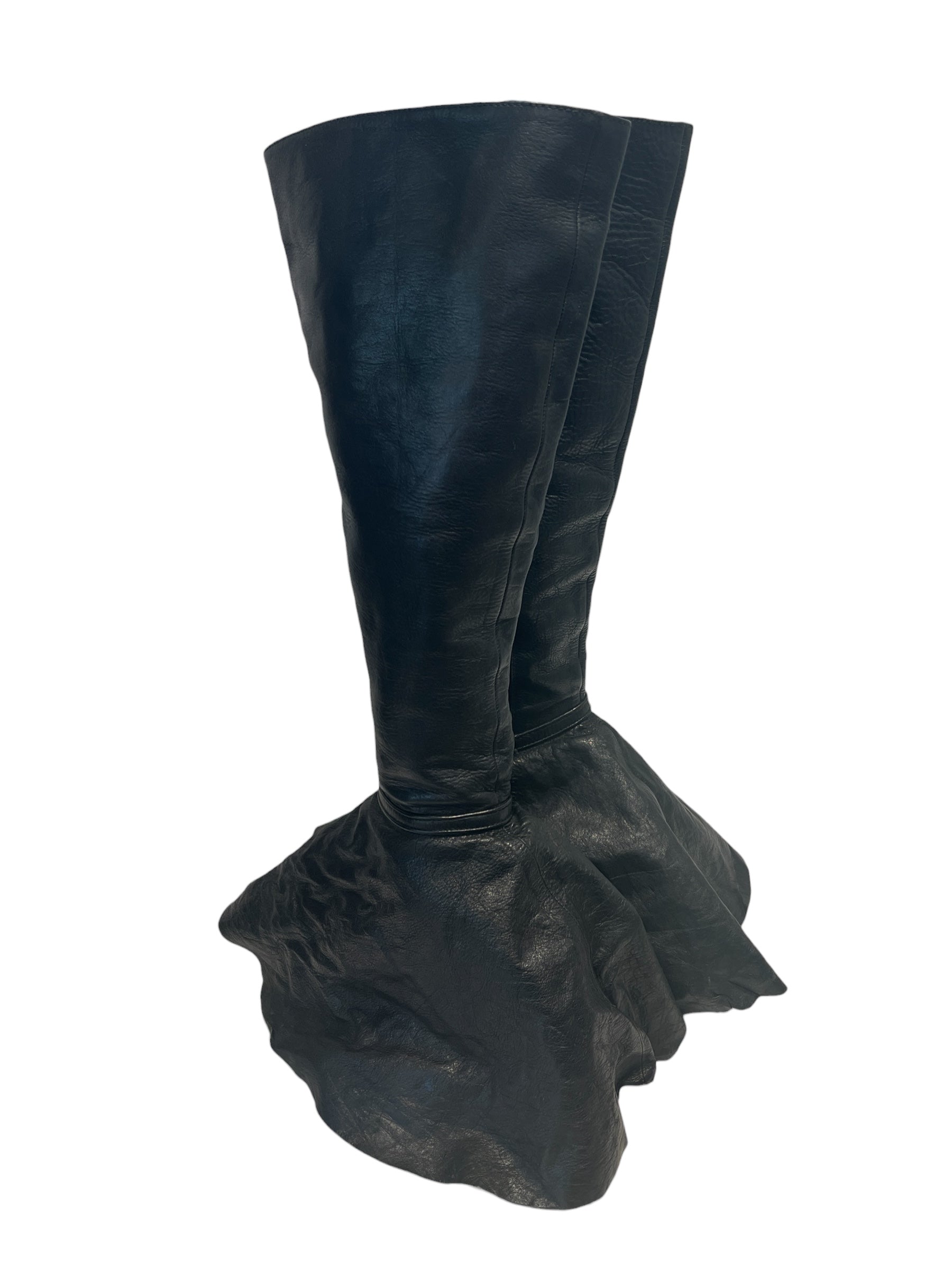 Rick Owens/Boots/US 6/Leather/BLK/WEDGE CAPE BOOT LONG view 2