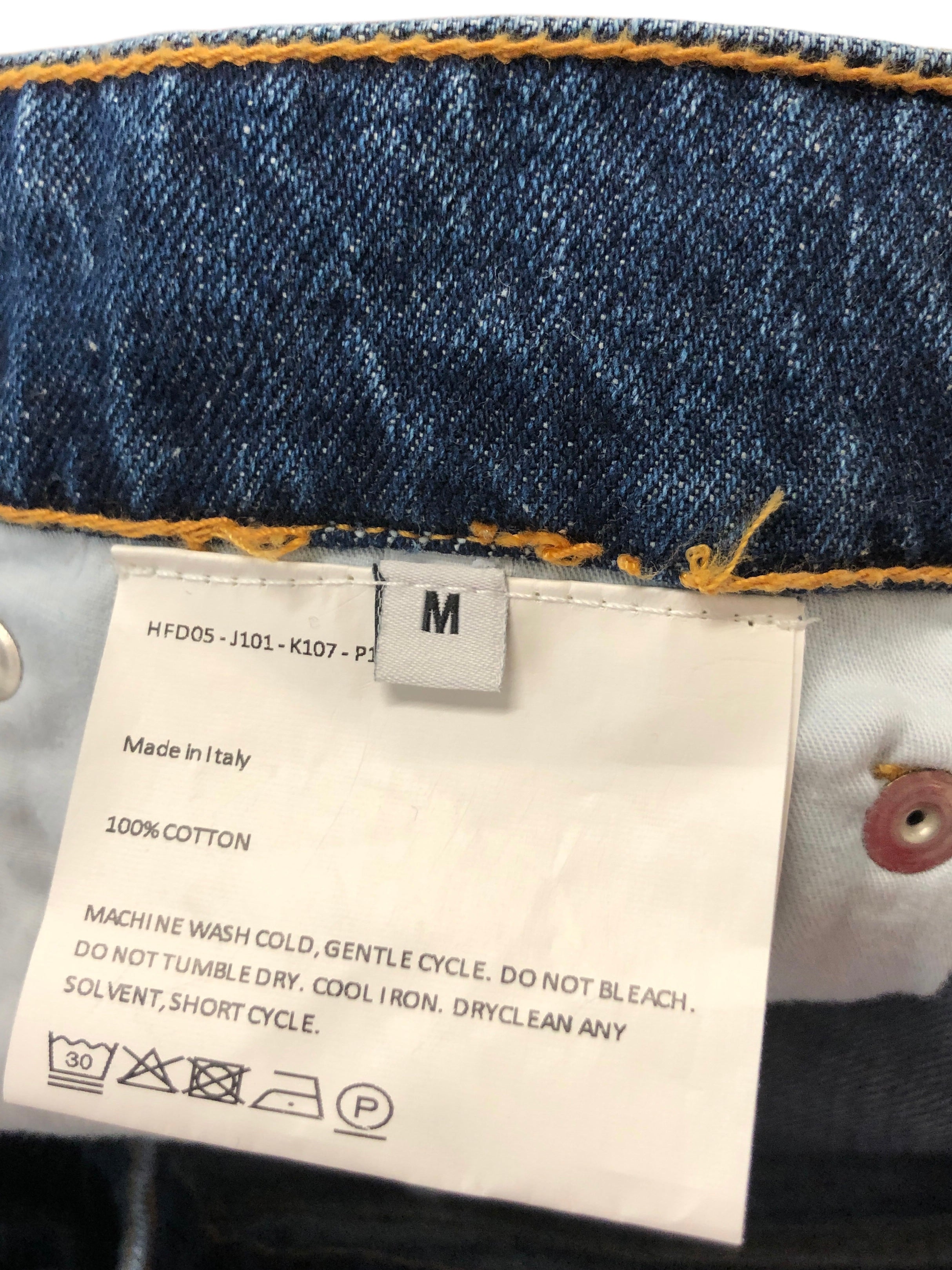HONEY FUCKING DIJON/Straight Pants/32/Denim/BLU/ view 4