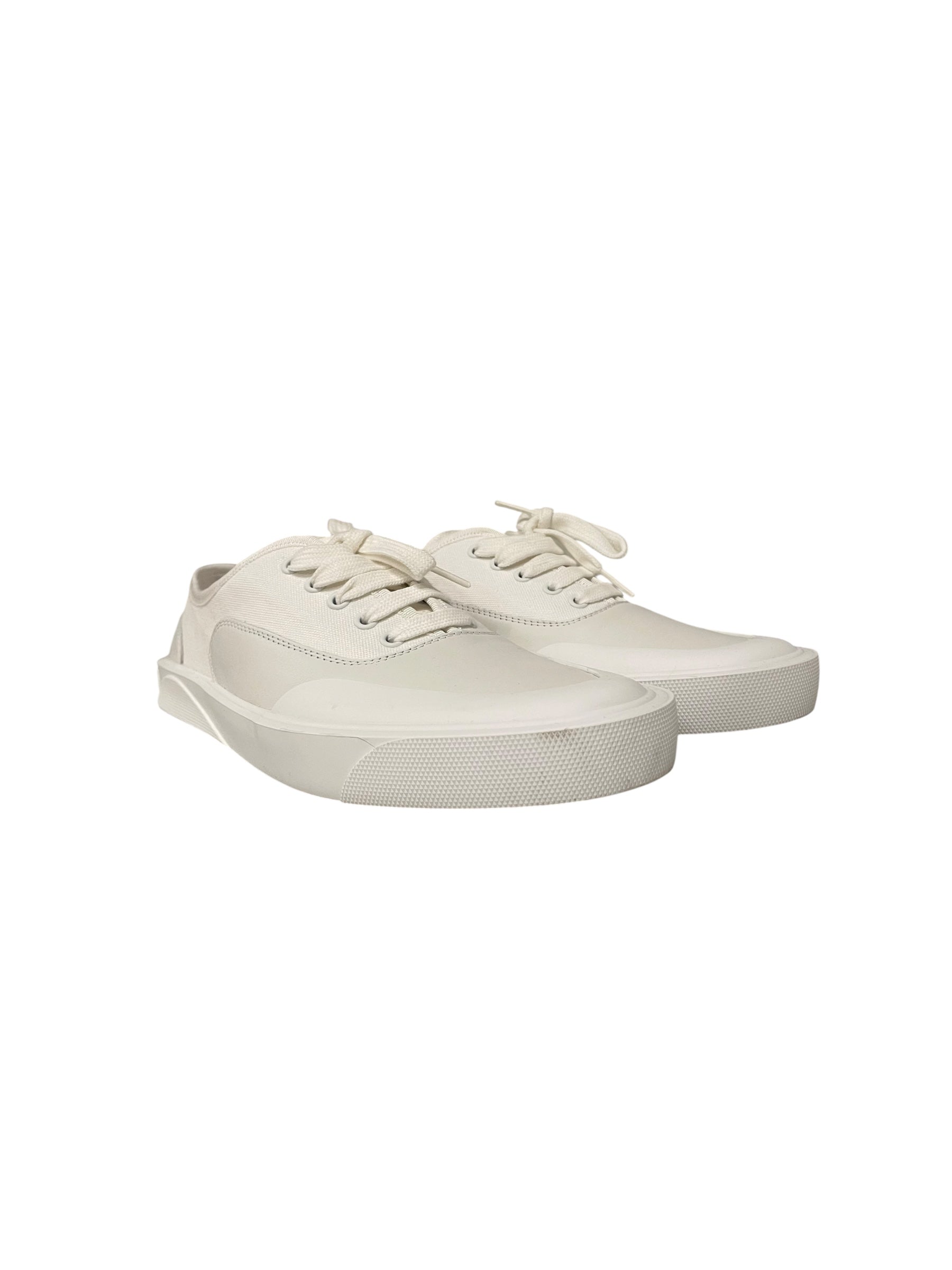 Christian Louboutin/Low-Sneakers/EU 43/Leather/WHT/WHITE / RED SOLE view 1
