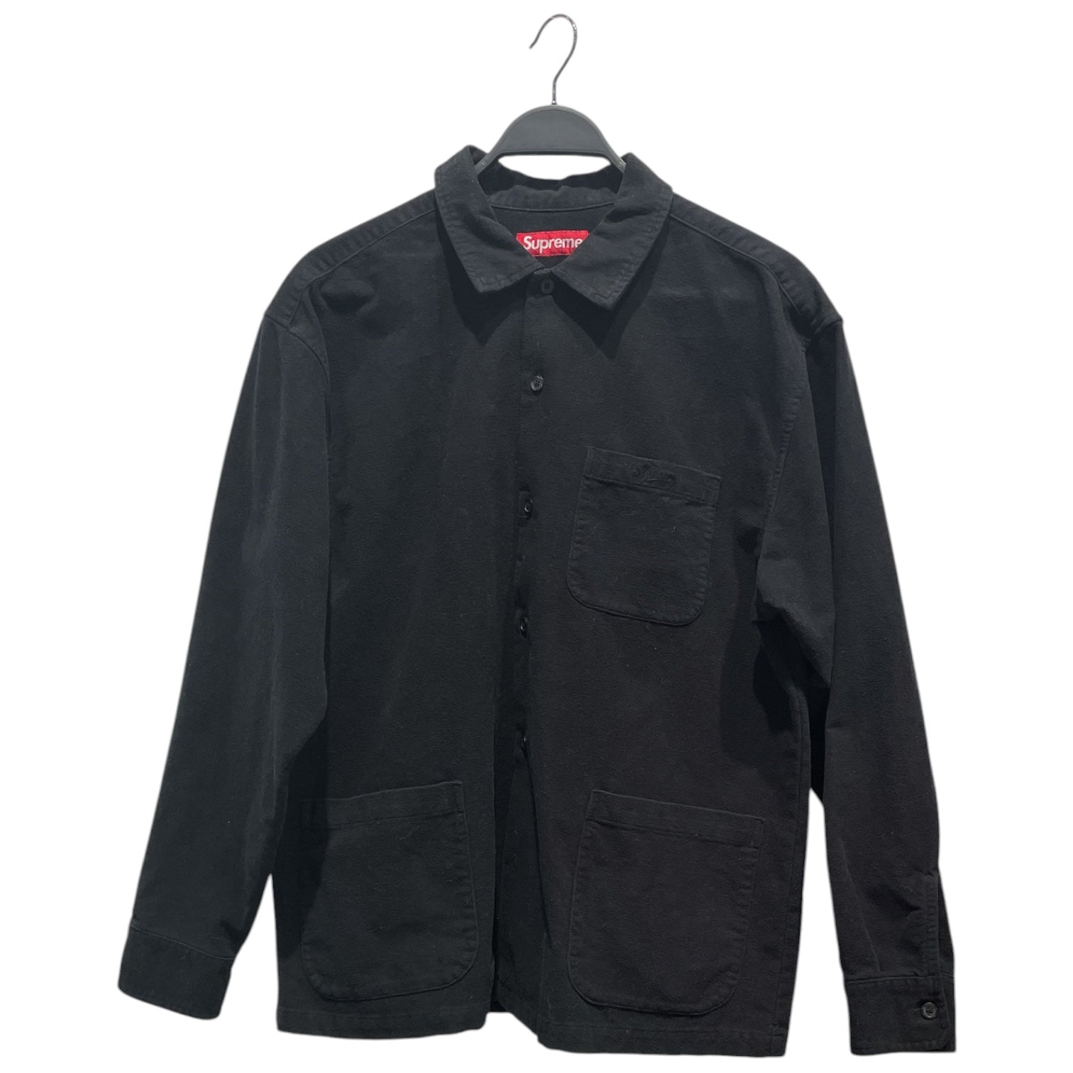 Supreme/Polo Shirt/M/Cotton/BLK/Flannel Pajama Button Shirt view 1