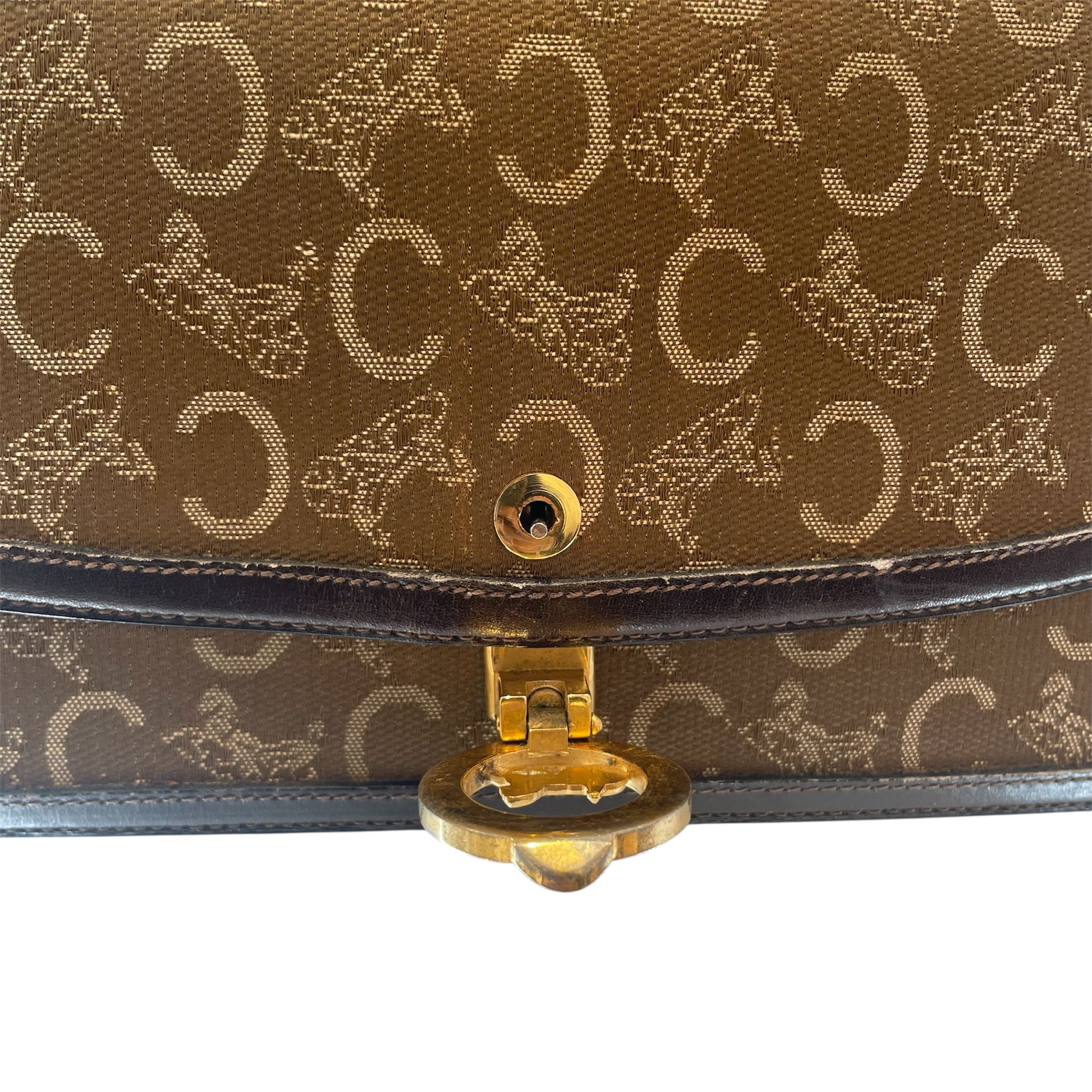 CELINE/Hand Bag/Monogram/IVR/macadam canvas view 7