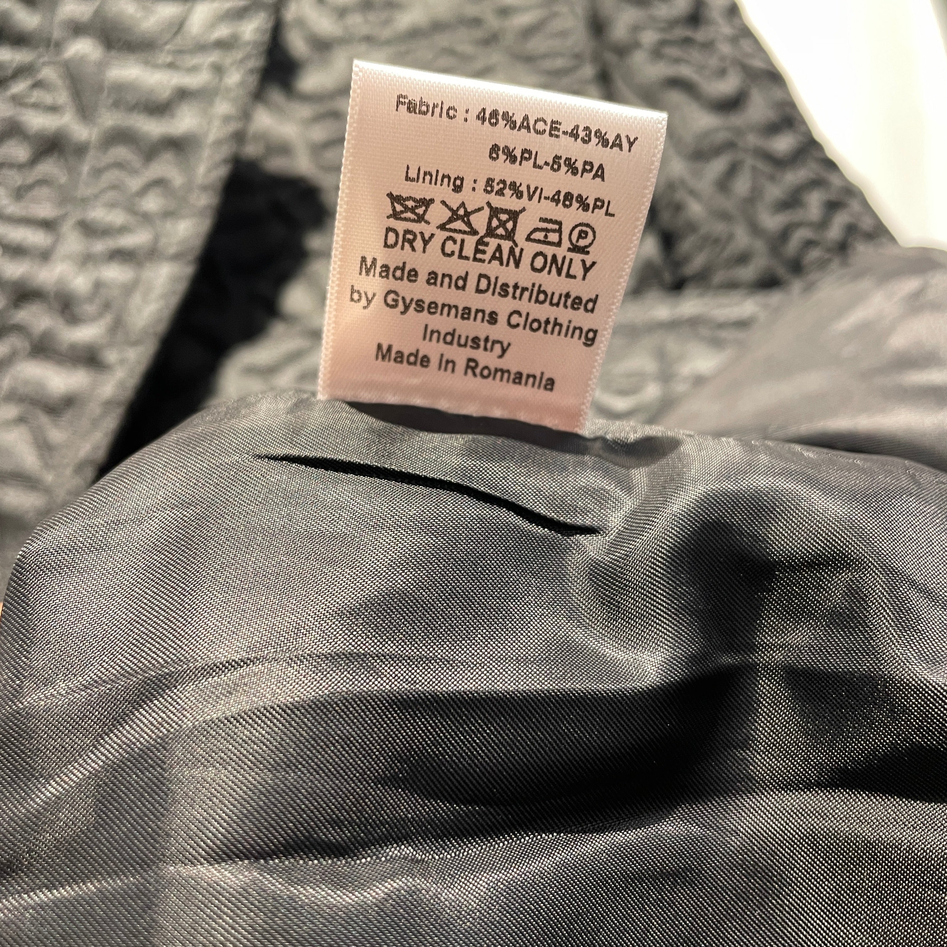 NAMACHEKO/Coat/M/Polyester/BLK/All Over Print/ABSTRACT PRINT BLAZER view 5