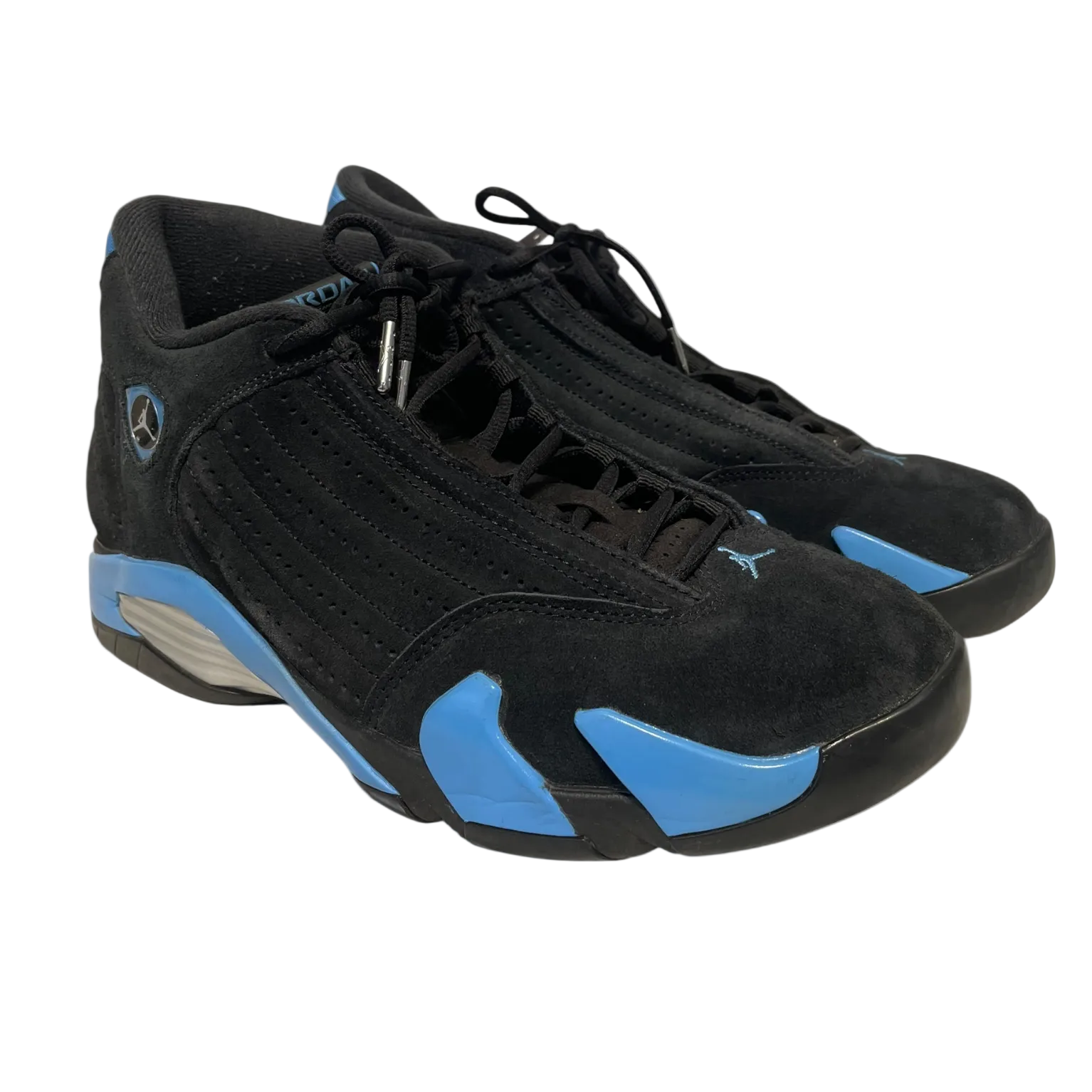 NIKE/AIR JORDAN 14 RETRO/Hi-Sneakers/US 10.5/Suede/BLU/487471-007 view 1