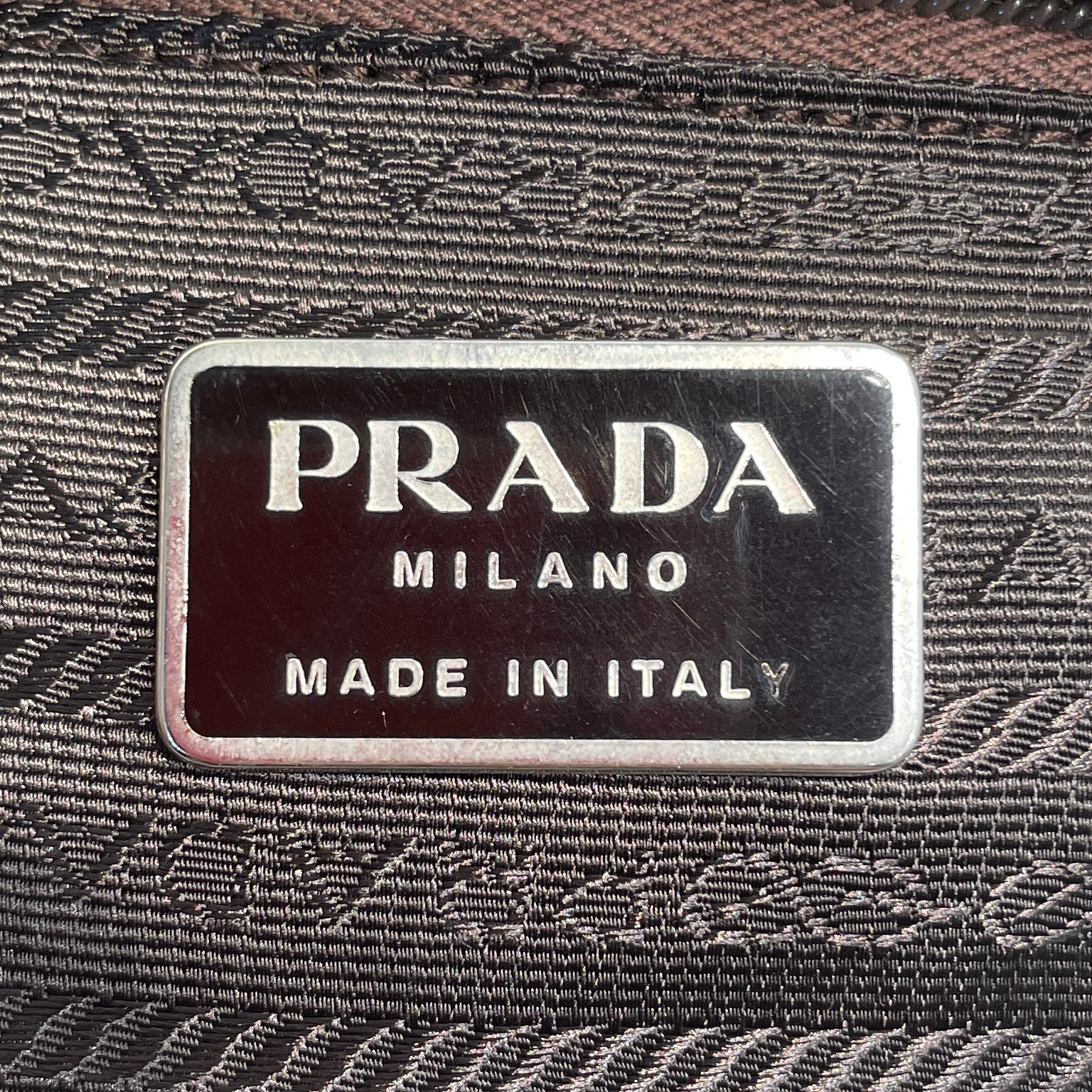 PRADA/Tote Bag/Cotton/BEG/Triangle City Tote view 5