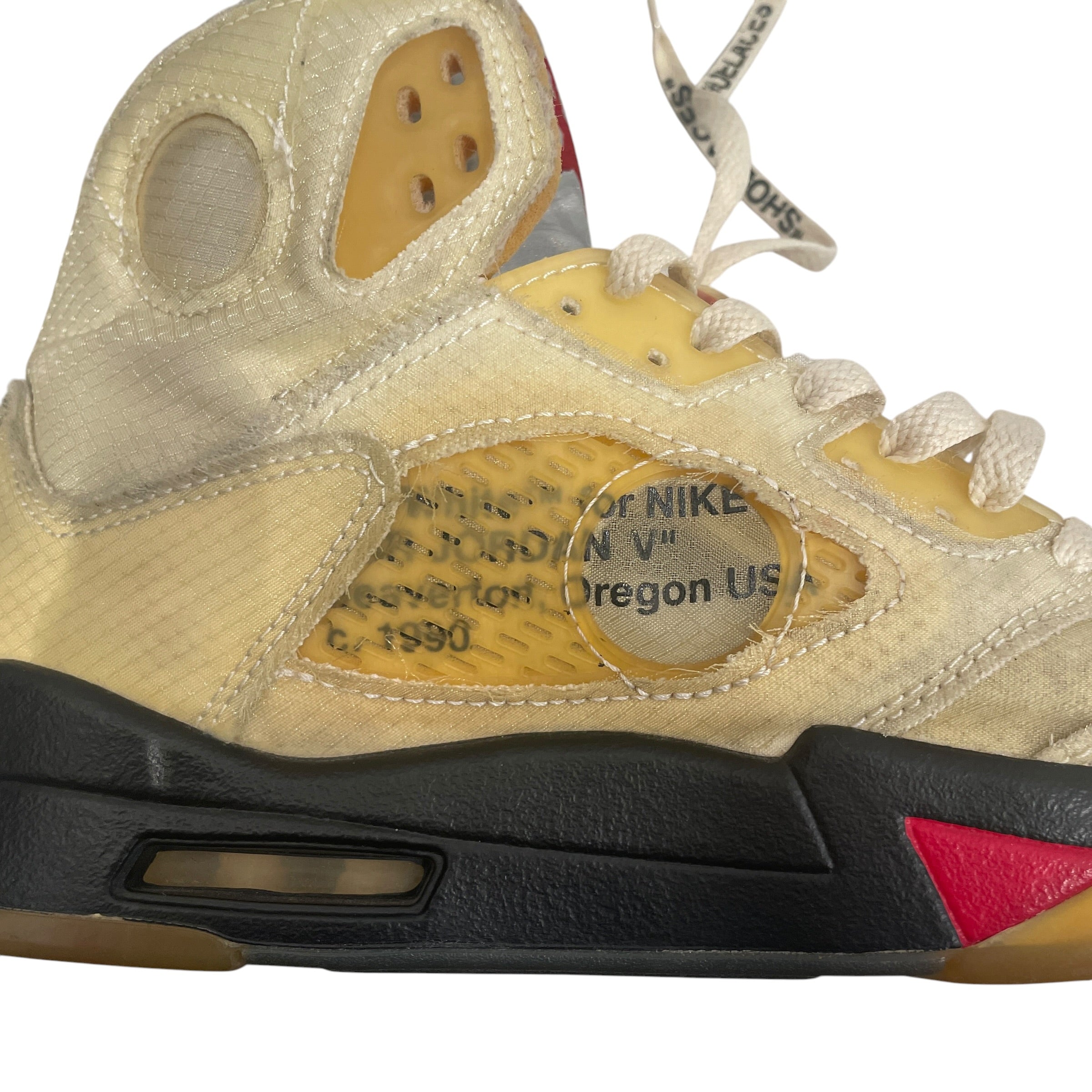 OFF-WHITE/JORDAN BRAND/Hi-Sneakers/US 8/BEG/DH8565-100 OFF WHITE 5 view 6