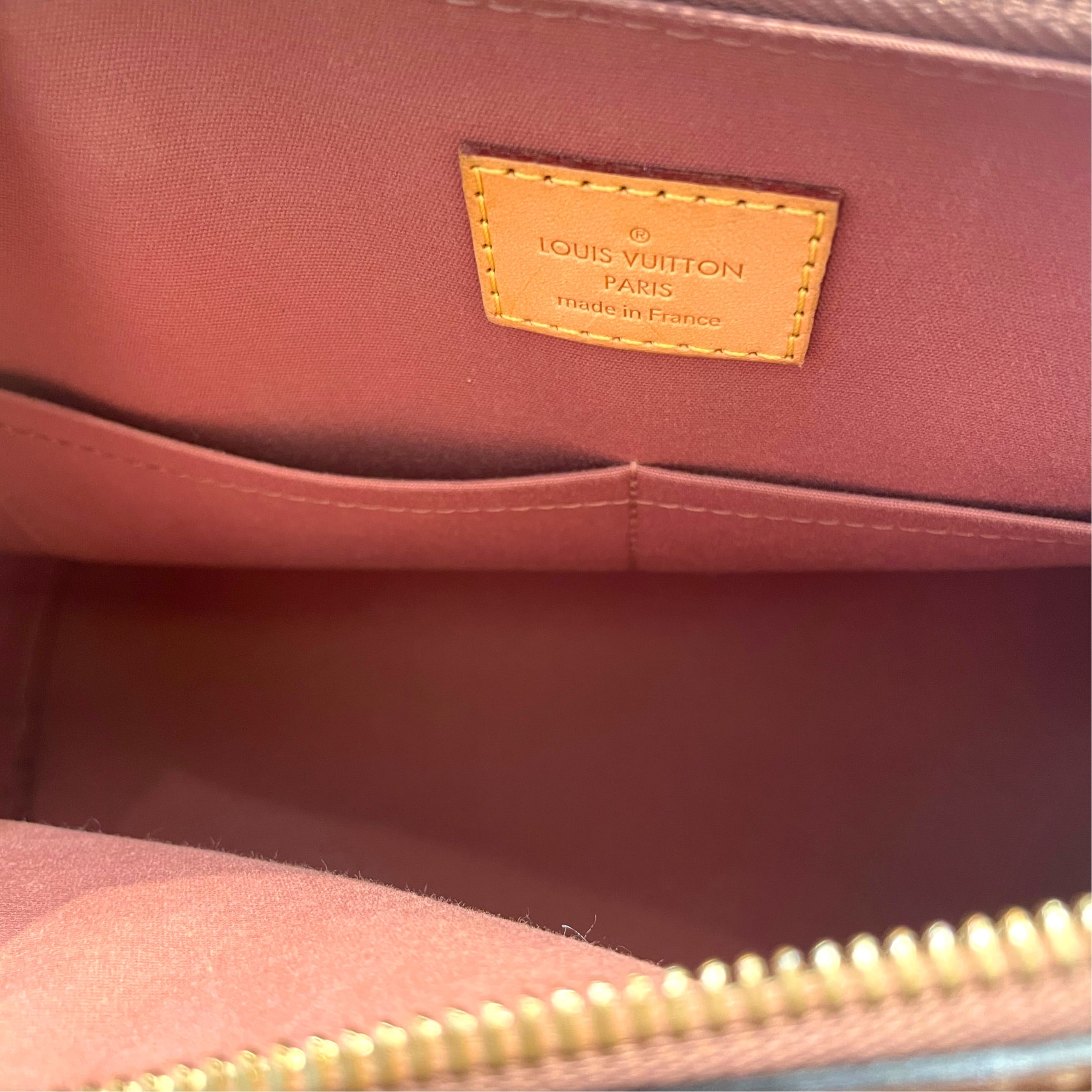LOUIS VUITTON/Hand Bag/Monogram/Leather/CML/Monogram Vernis Alma PM Bag view 6