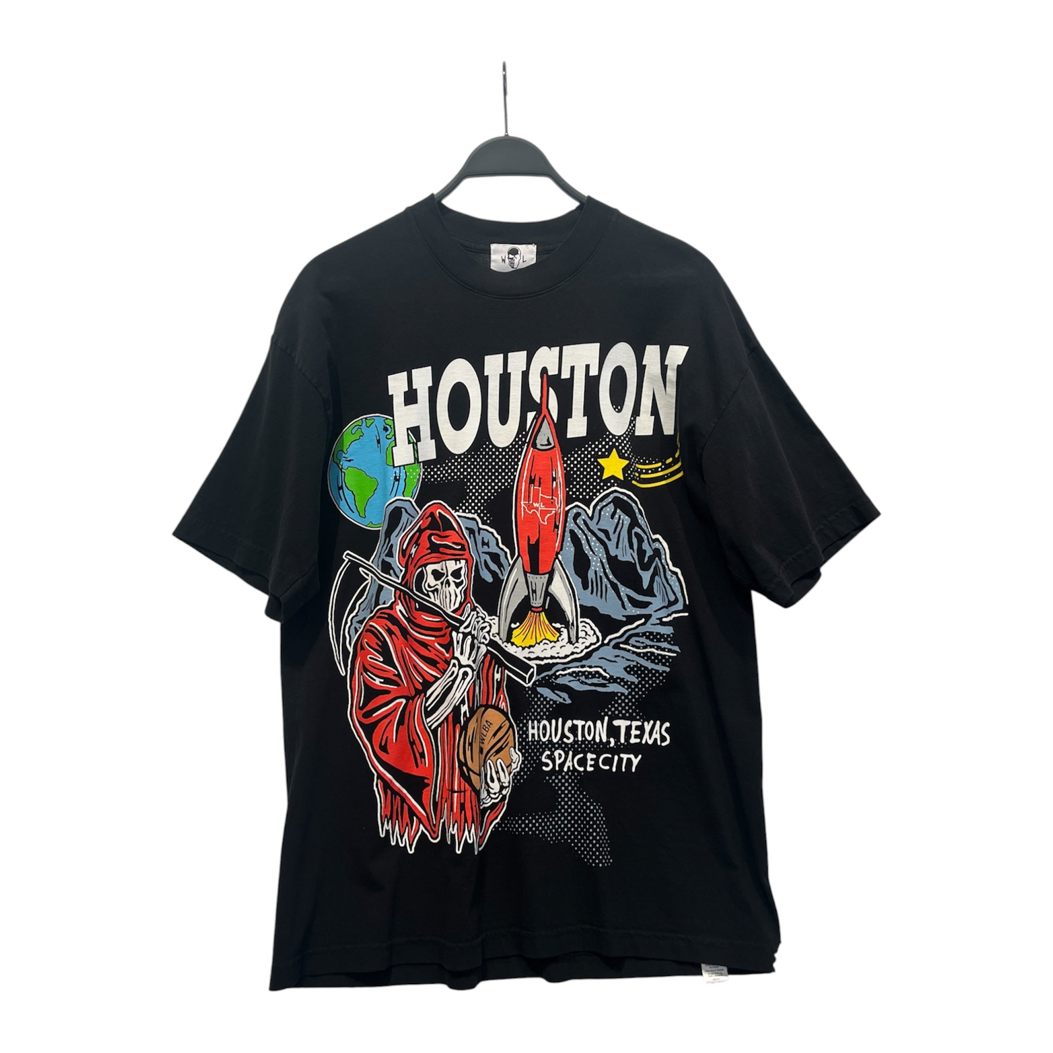 WARREN LOTAS/T-Shirt/L/Cotton/BLK/Graphic/ view 1