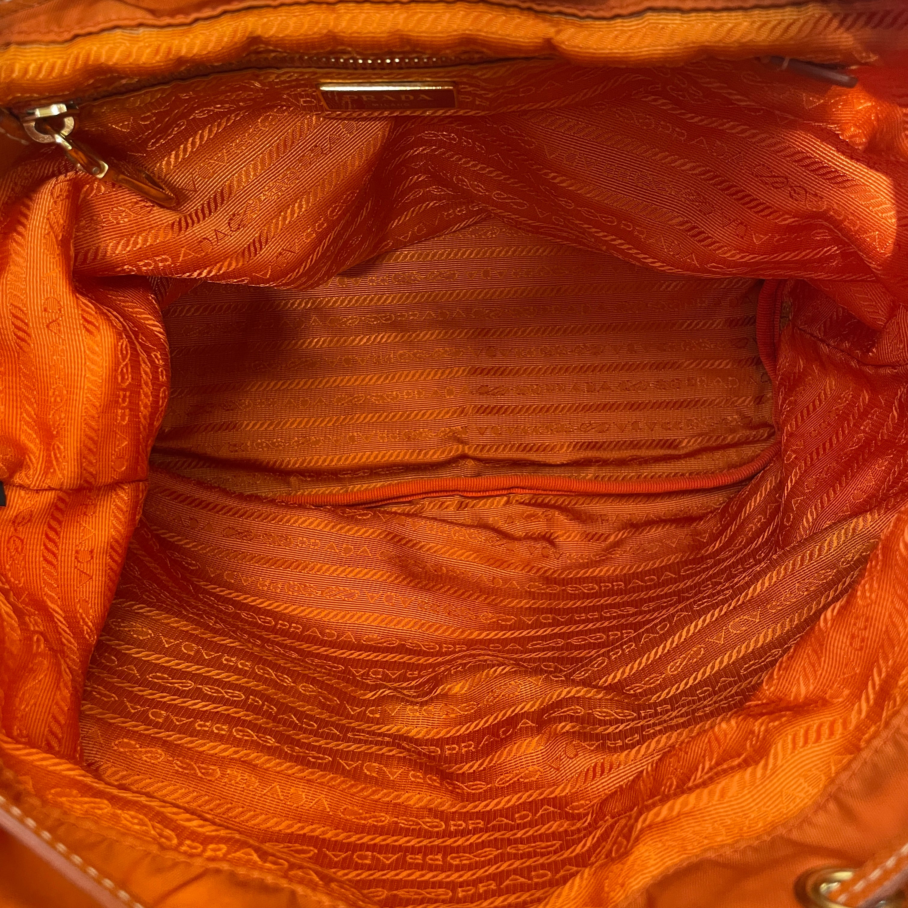 PRADA/Backpack/Polyester/ORN/saffiano view 5