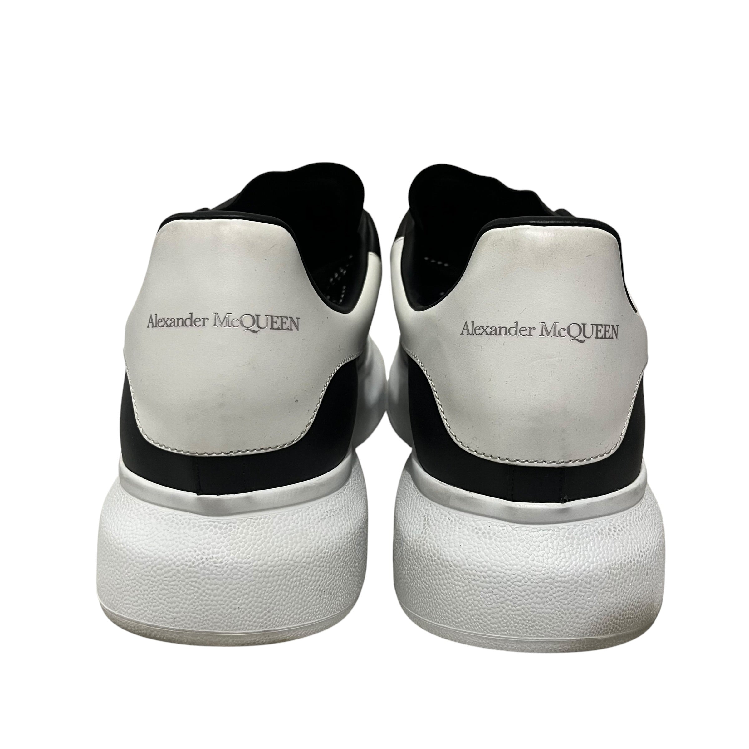 Alexander McQueen/Low-Sneakers/EU 43.5/Leather/BLK/alexander mcqueen blk/white view 4