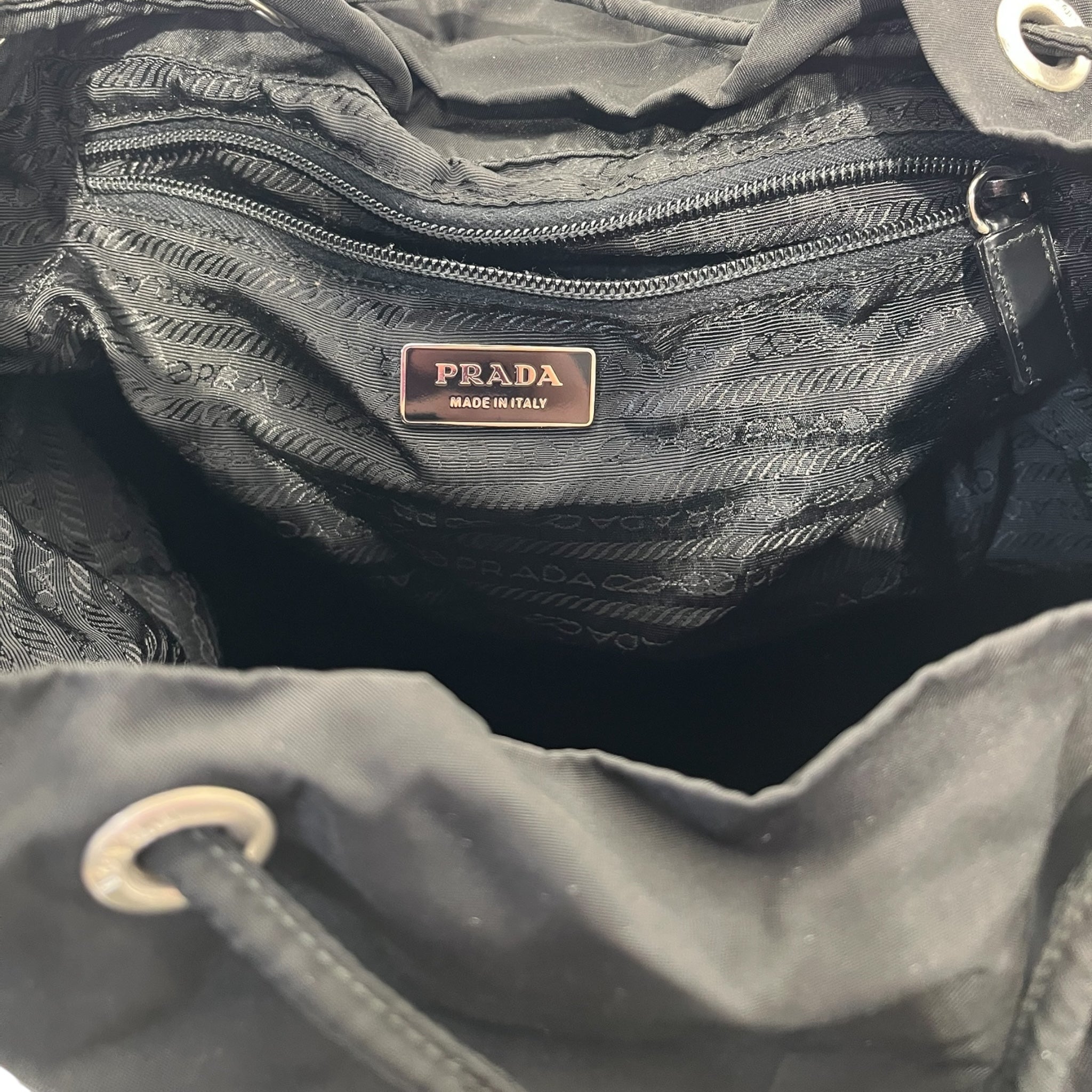PRADA/Backpack/Nylon/BLK/PRADA NYLON BSCKPACK view 7
