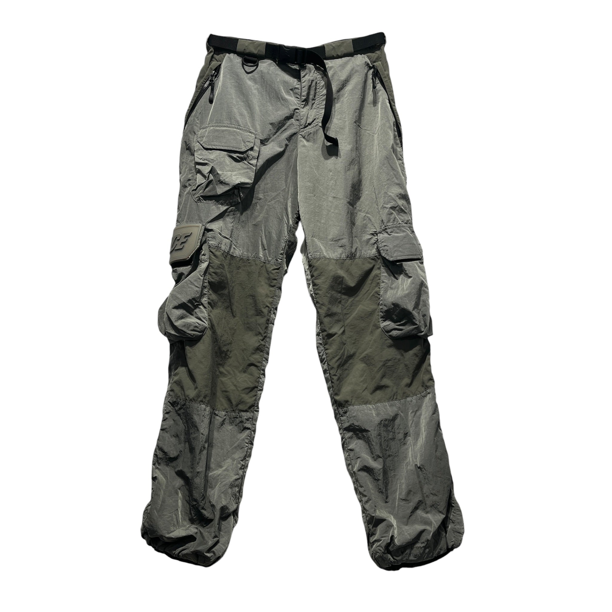 PALACE/Pants/M/Nylon/GRN/Joggers/IRIDESCENT UTILITY/BLK BELT view 1
