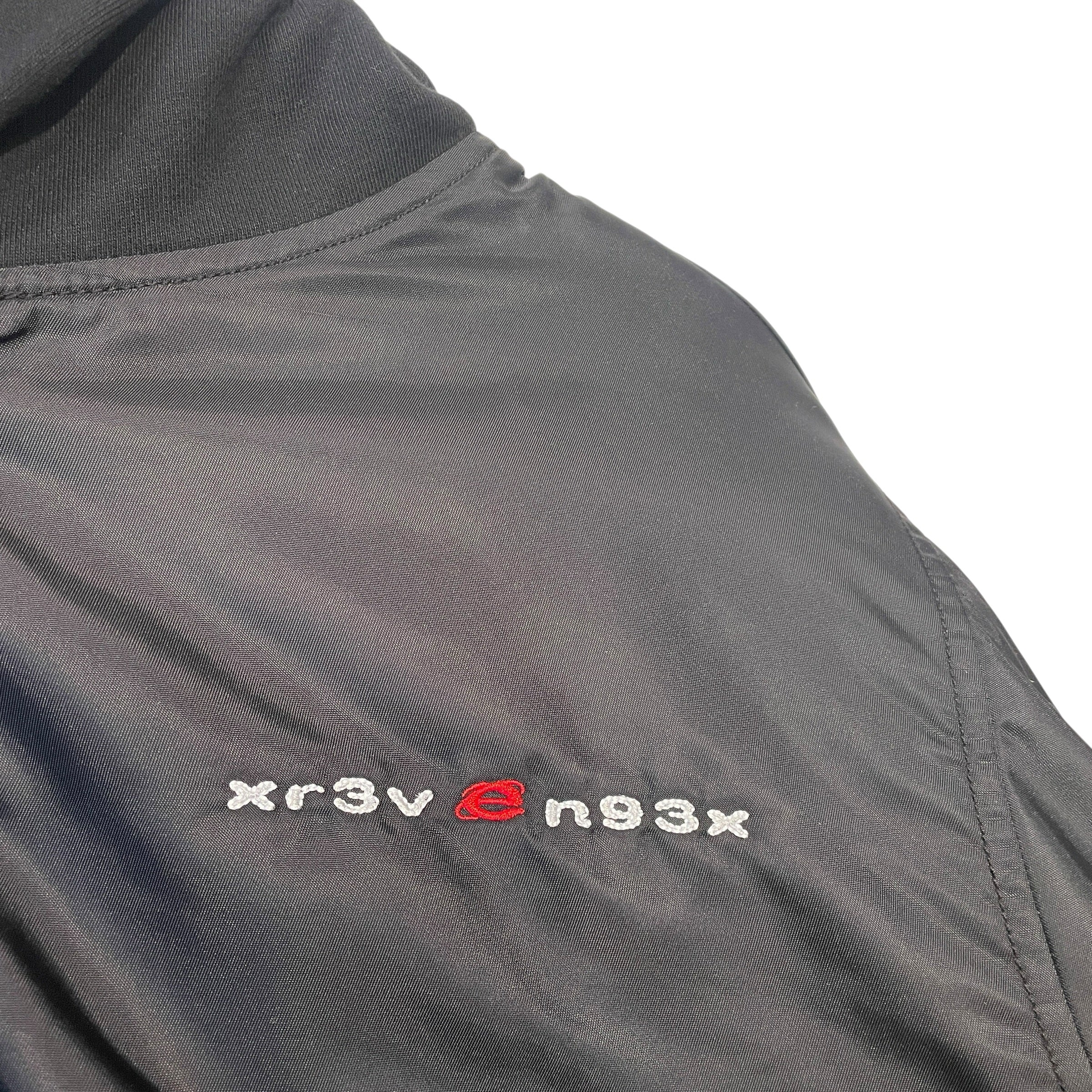 Revenge/Flight Jkt/S/Nylon/BLK/HOODED BOMBER JACKET view 2