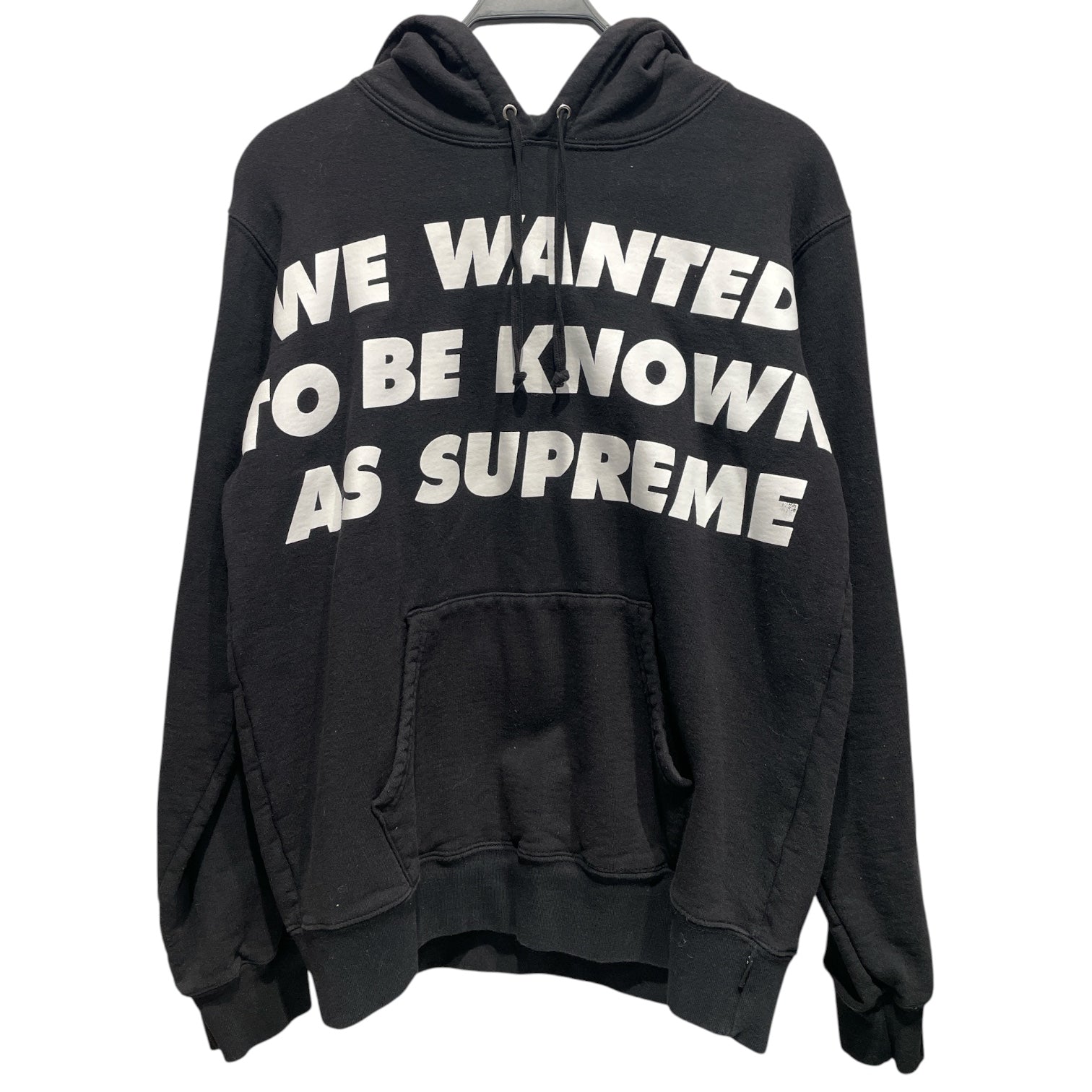 Supreme/Hoodie/M/Graphic/Cotton/BLK/ view 1