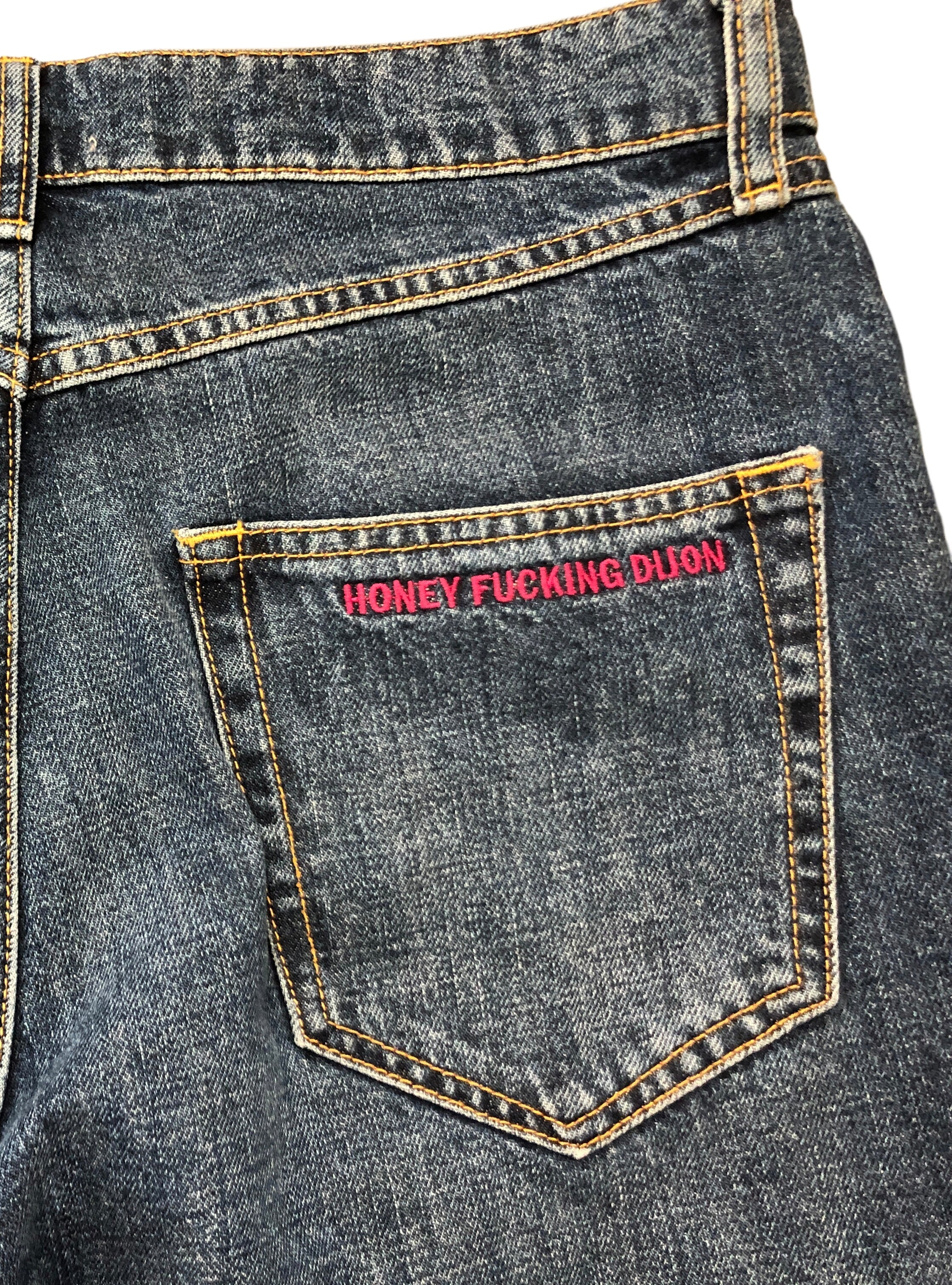 HONEY FUCKING DIJON/Straight Pants/32/Denim/BLU/ view 6