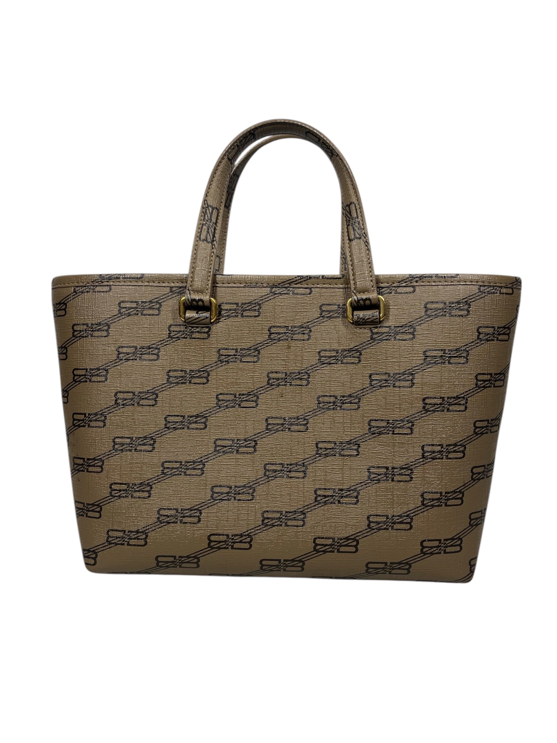 BALENCIAGA/Tote Bag/Monogram/Leather/CML/SIGNATURE EAST - WEST SHOPPER view 2