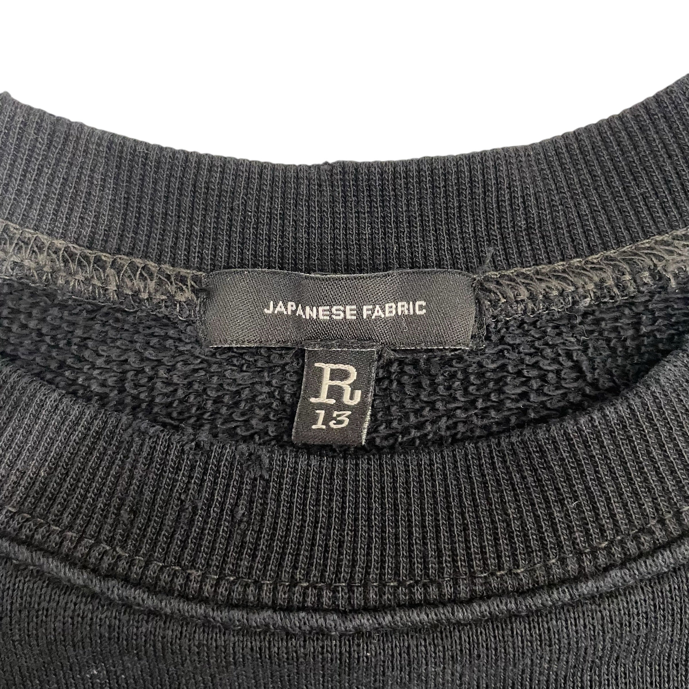 R13/Sweatshirt/M/Graphic/Cotton/BLK/ view 4