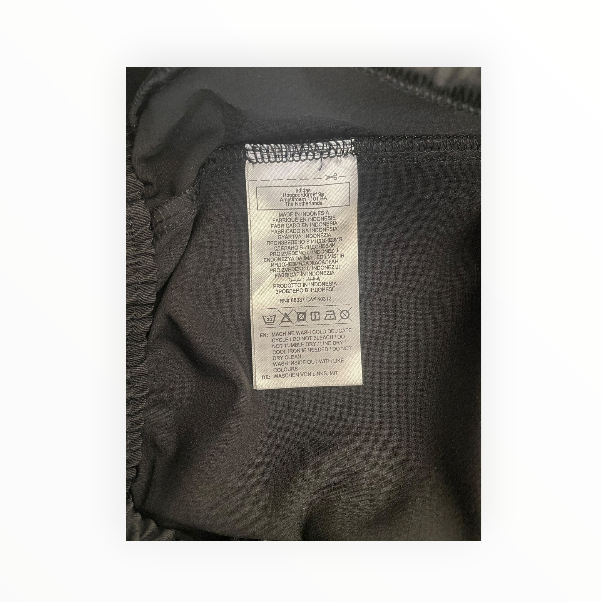 WILLY CHAVARRIA/Pants/L/Polyester/BLK/Button Fly/adidas collab view 4