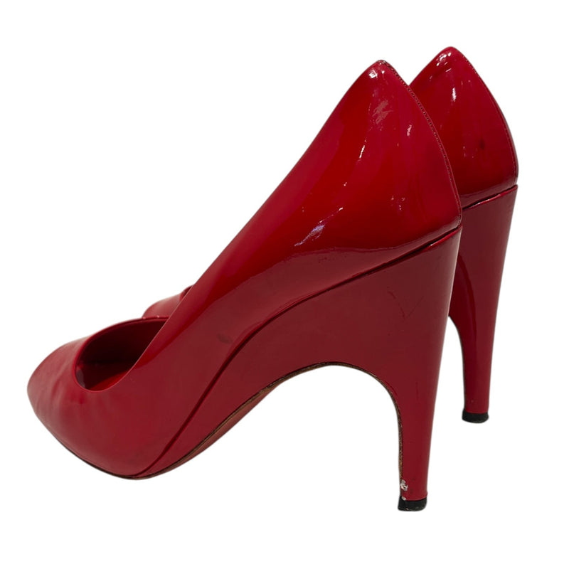 MIU MIU/Heels/US 6.5/Leather/RED/RED MIU MIU HEELS