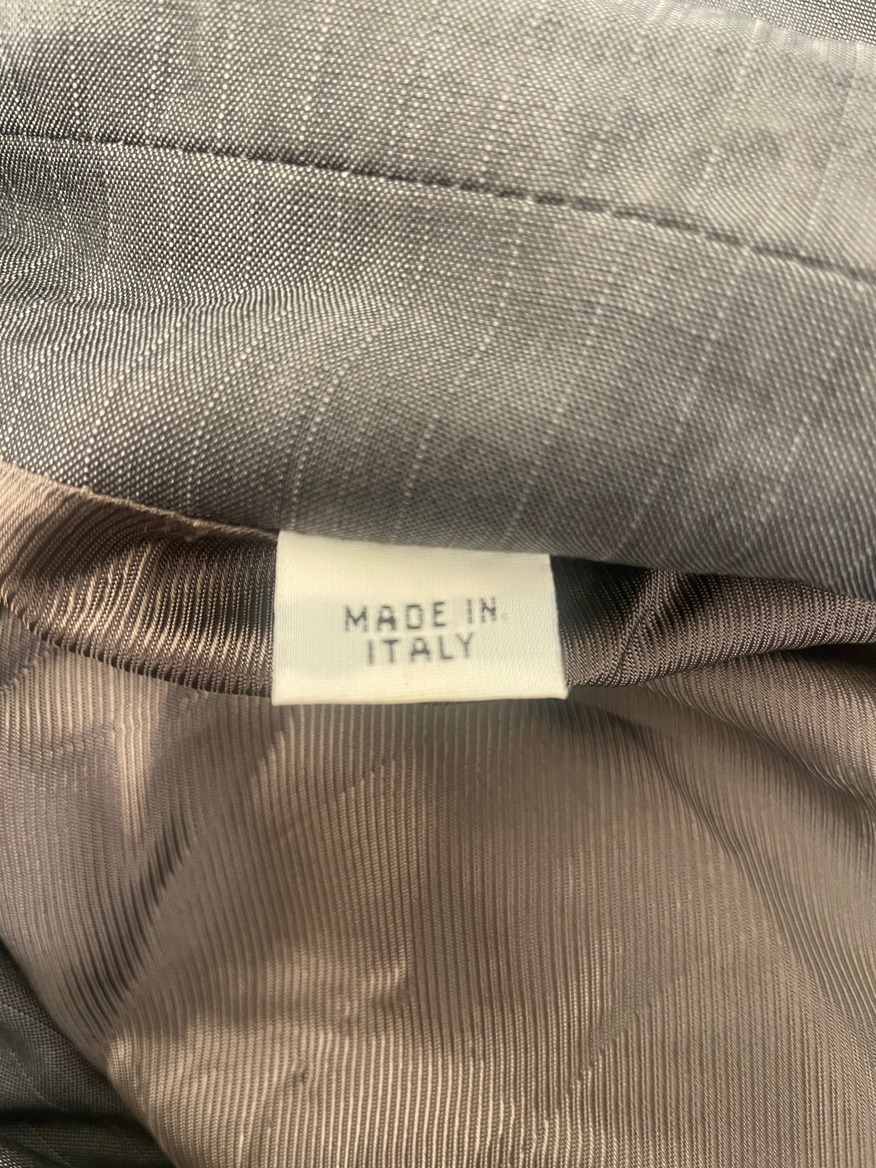 John Galliano/Tailored Jkt/48/Wool/GRY/Stripe/ view 4