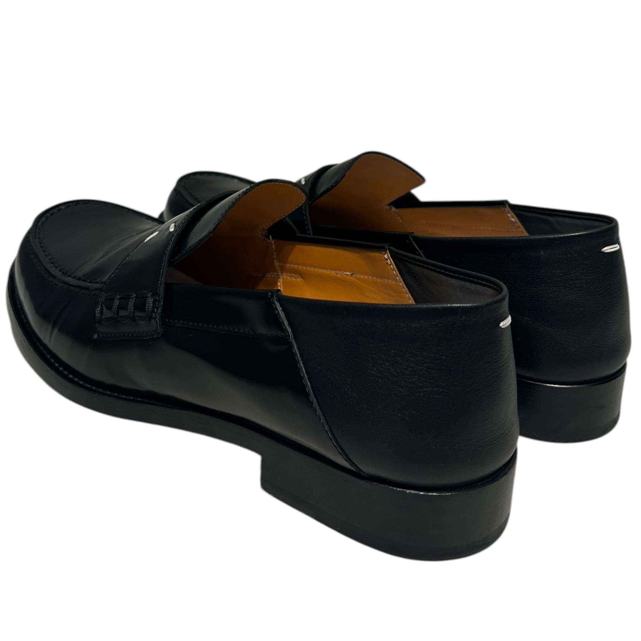 Maison Margiela/Loafers/EU 41/Leather/BLK/Collapsible　Heel view 2