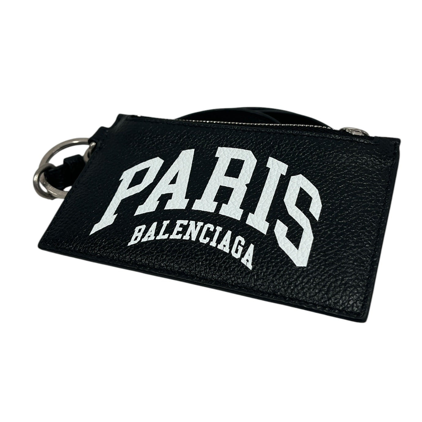 BALENCIAGA/Cross Body Bag/Leather/BLK/small o-ring keychain/bag view 1