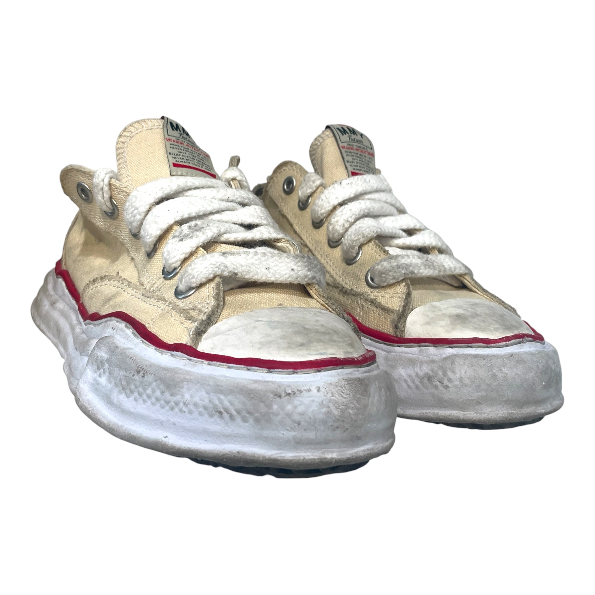 MIHARA YASUHIRO/Low-Sneakers/EU 41/Cotton/CRM/ view 1