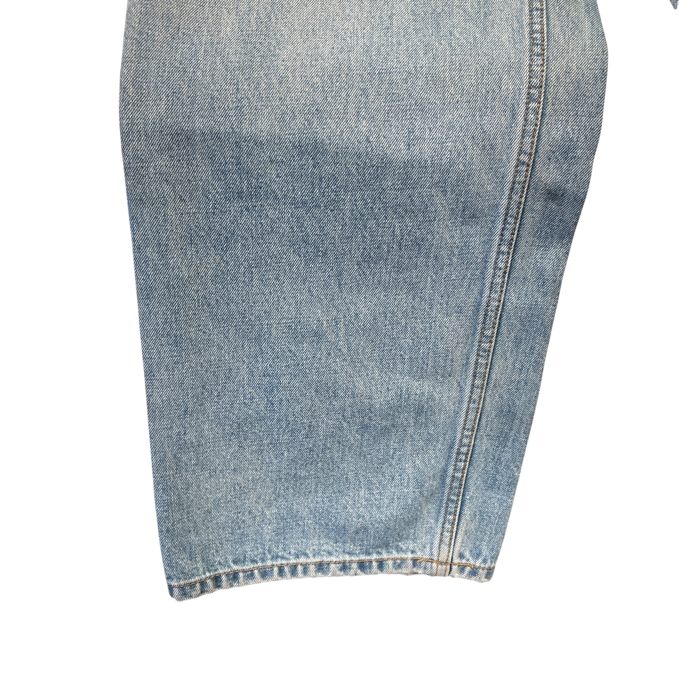 BALENCIAGA/Pants/S/Denim/BLU/CAMO DOUBLE WAIST view 4