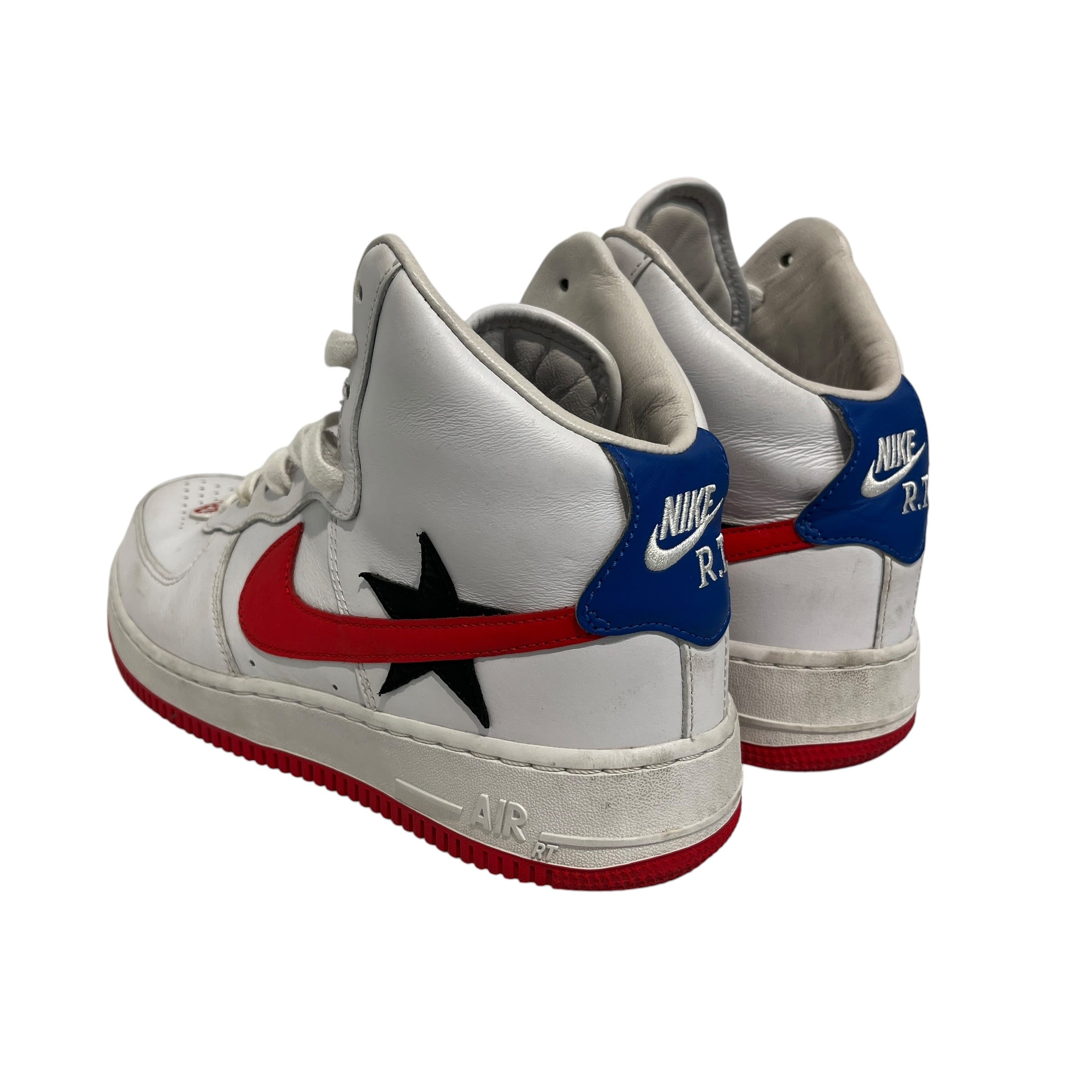 NIKE/Hi-Sneakers/US 9/Leather/WHT/AF1 HI Riccardo Tisci Victori view 2