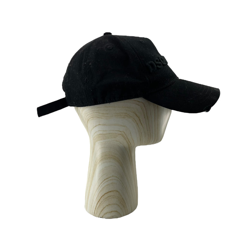 DSQUARED2/Cap/OS/Cotton/BLK/BLACK LOGO