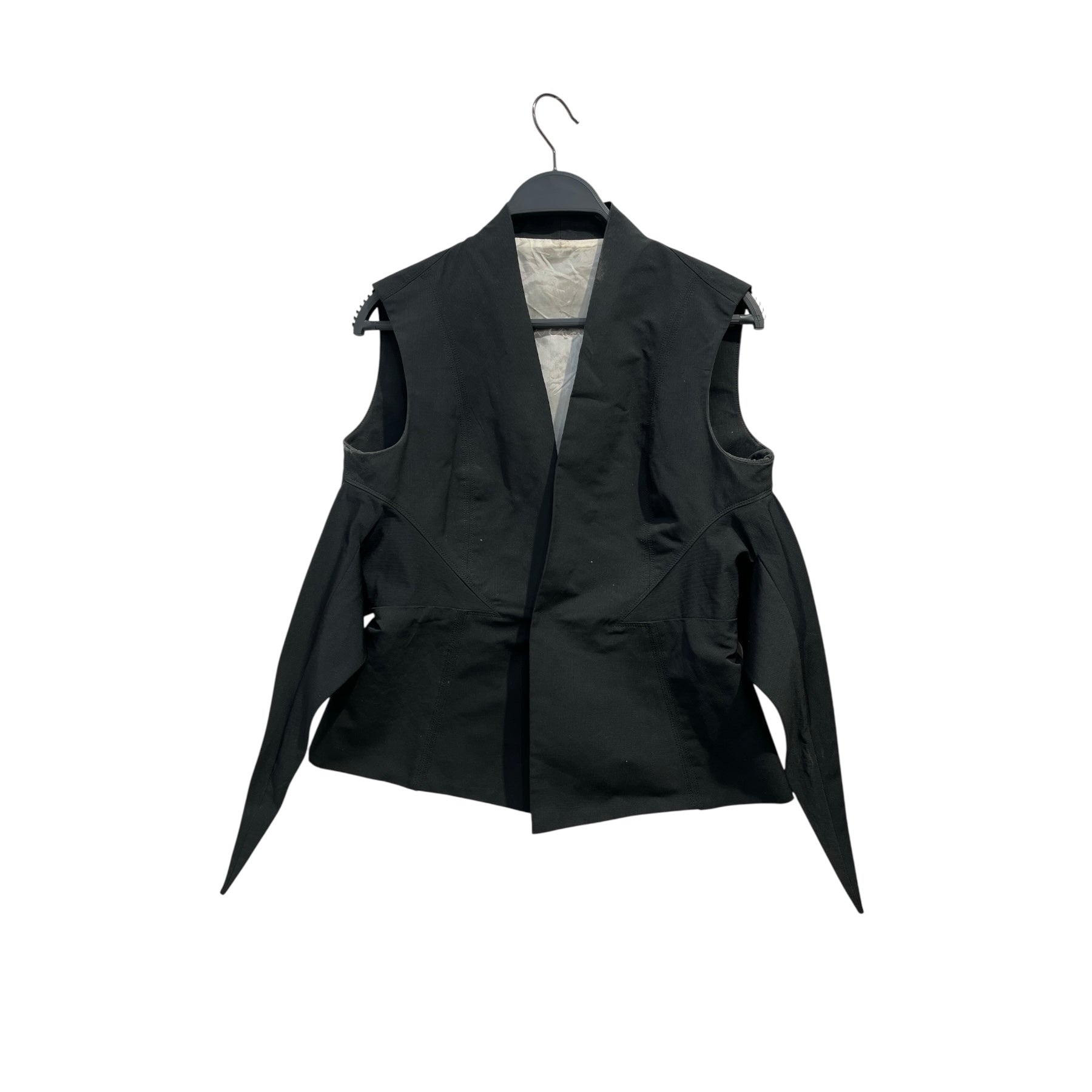 Rick Owens/Vest/10/Polyester/BLK/RO 7727 OLMAR & MIRTA view 1