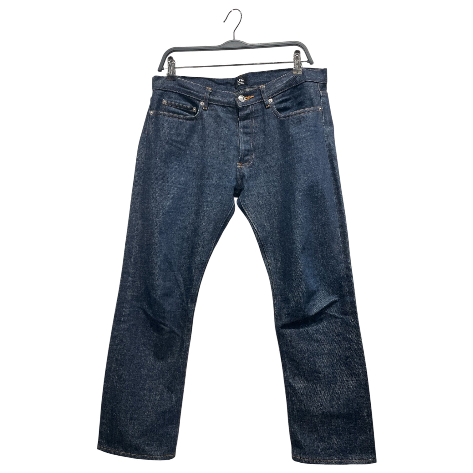 A.P.C./Straight Pants/32/Denim/NVY/Button Fly/New Cure H Selvedge view 1