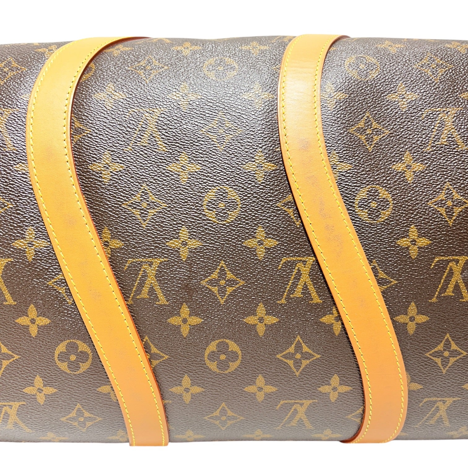 LOUIS VUITTON/Bag/Monogram/Leather/BRW/WAVY KEEPALL BANDOULIERE 50 view 9