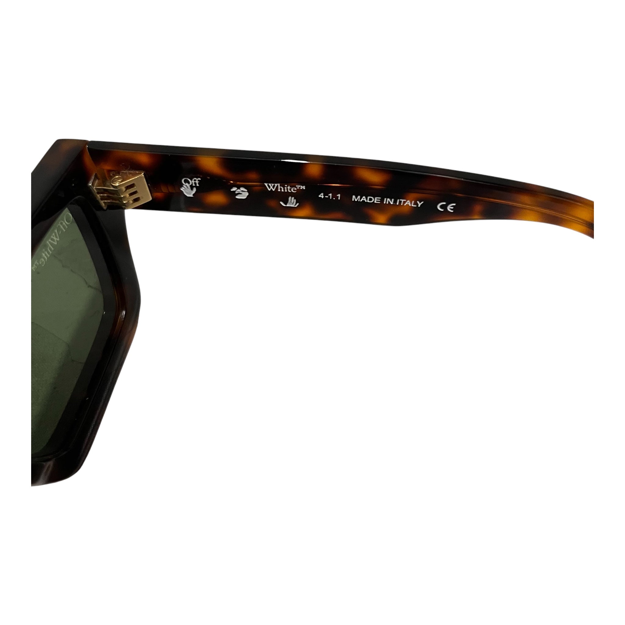 OFF-WHITE/Sunglasses/All Over Print/Tortoiseshell Pattern/BRW/L's/marfa view 4