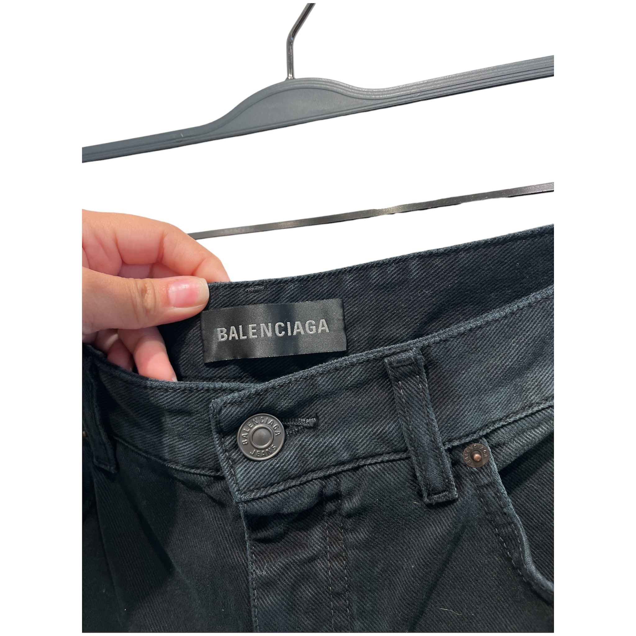 BALENCIAGA/Pants/32/Cotton/BLK/ view 3