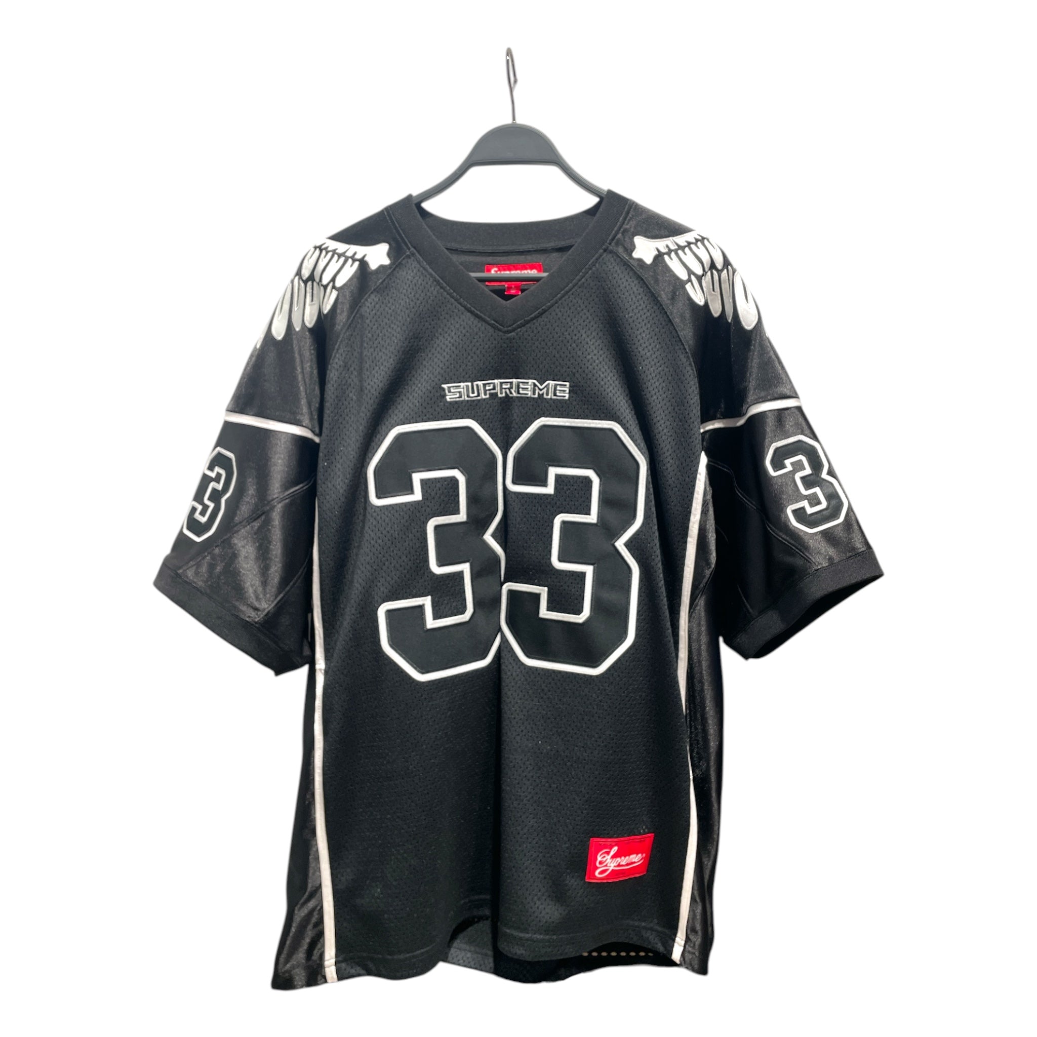 Supreme/T-Shirt/L/BLK/Graphic/wings jersey view 1