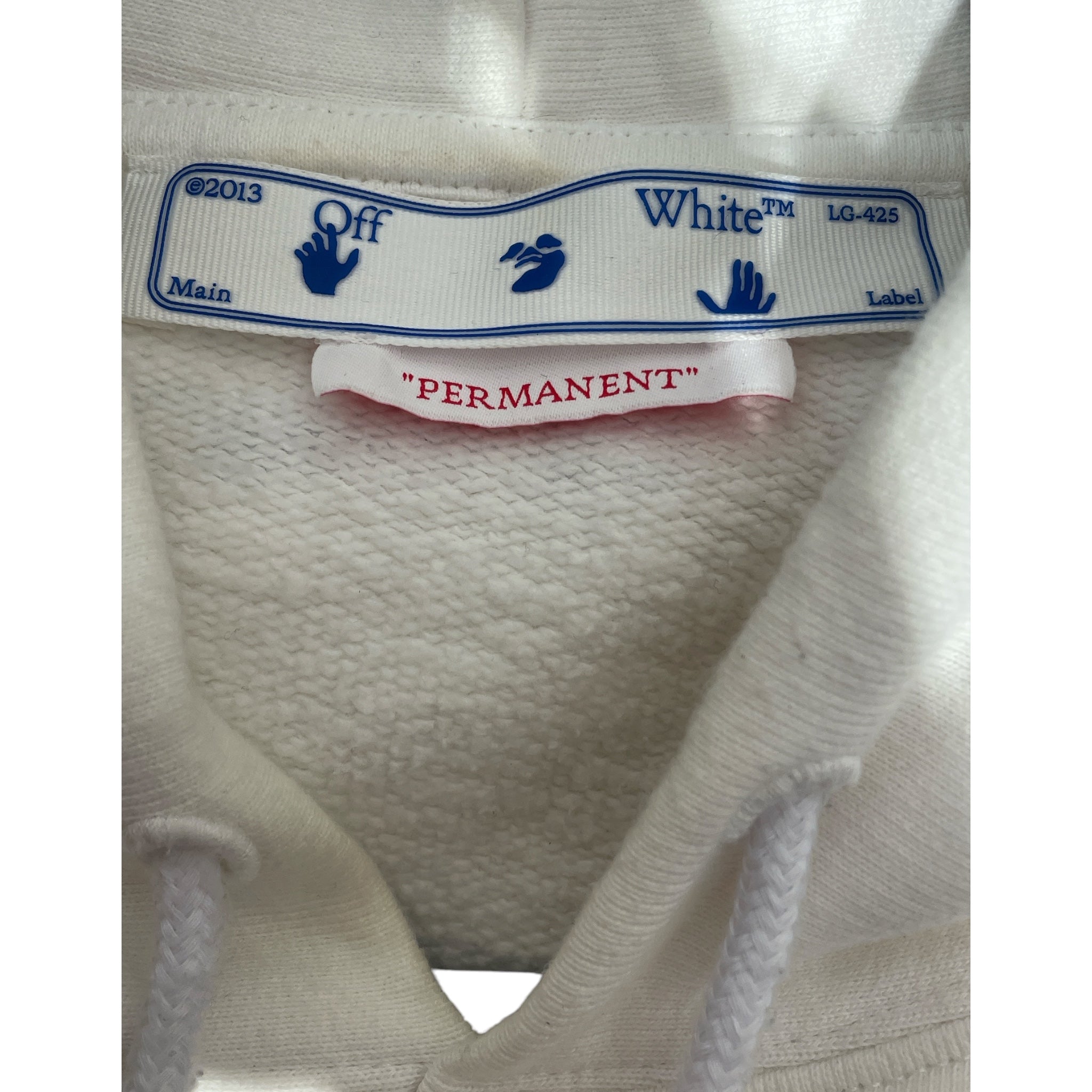 OFF-WHITE/Hoodie/L/Cotton/WHT/monalisa view 3