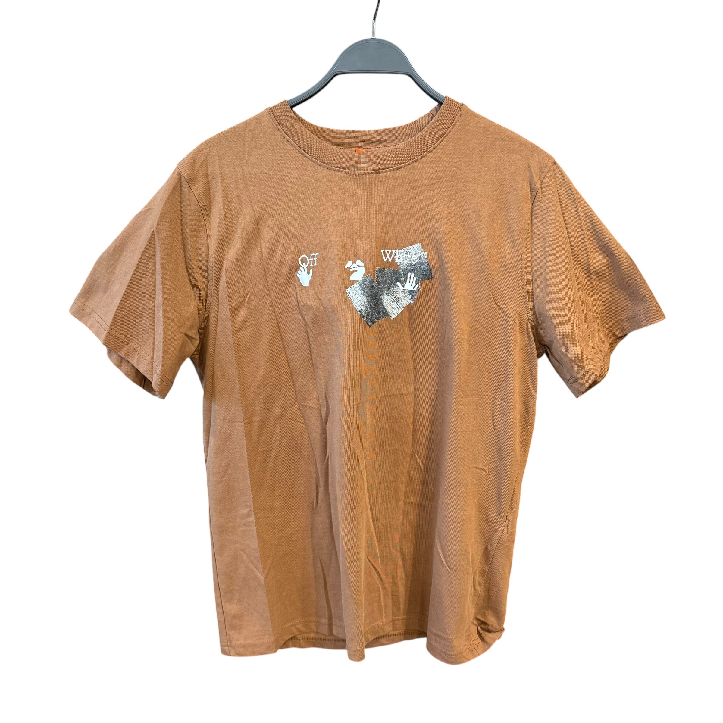 OFF-WHITE/T-Shirt/S/Cotton/BRW/Off White Logo T shirt view 1
