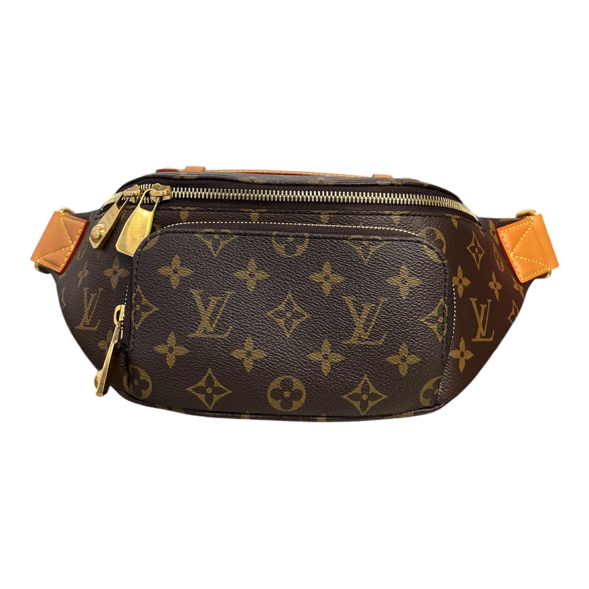 LOUIS VUITTON/Fanny Pack/All Over Print/Leather/BRW/RUSH BUMBAG view 1