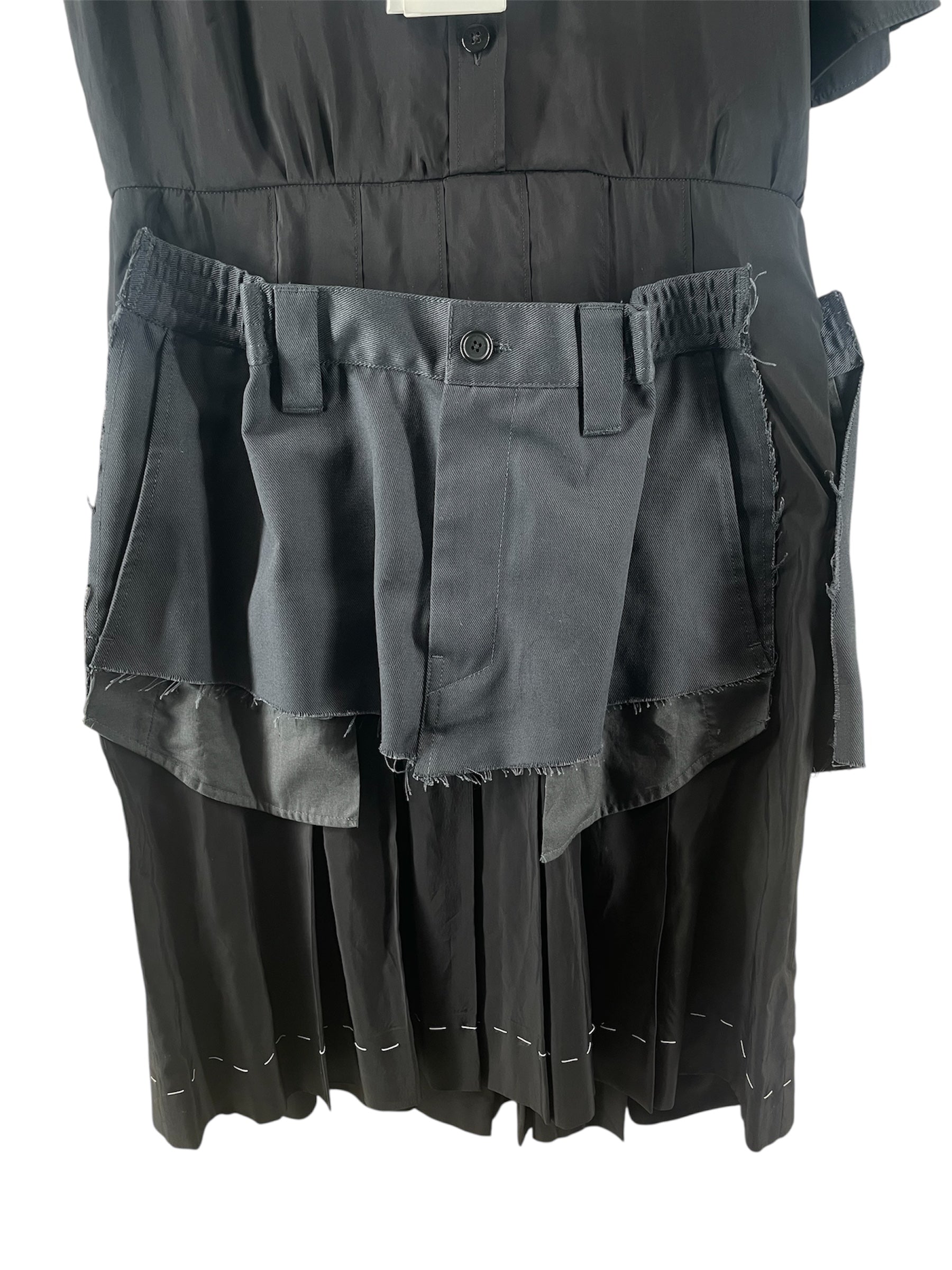 Maison Margiela/SL Dress/42/BLK/ANONYMITY OF LINING DRESS view 6
