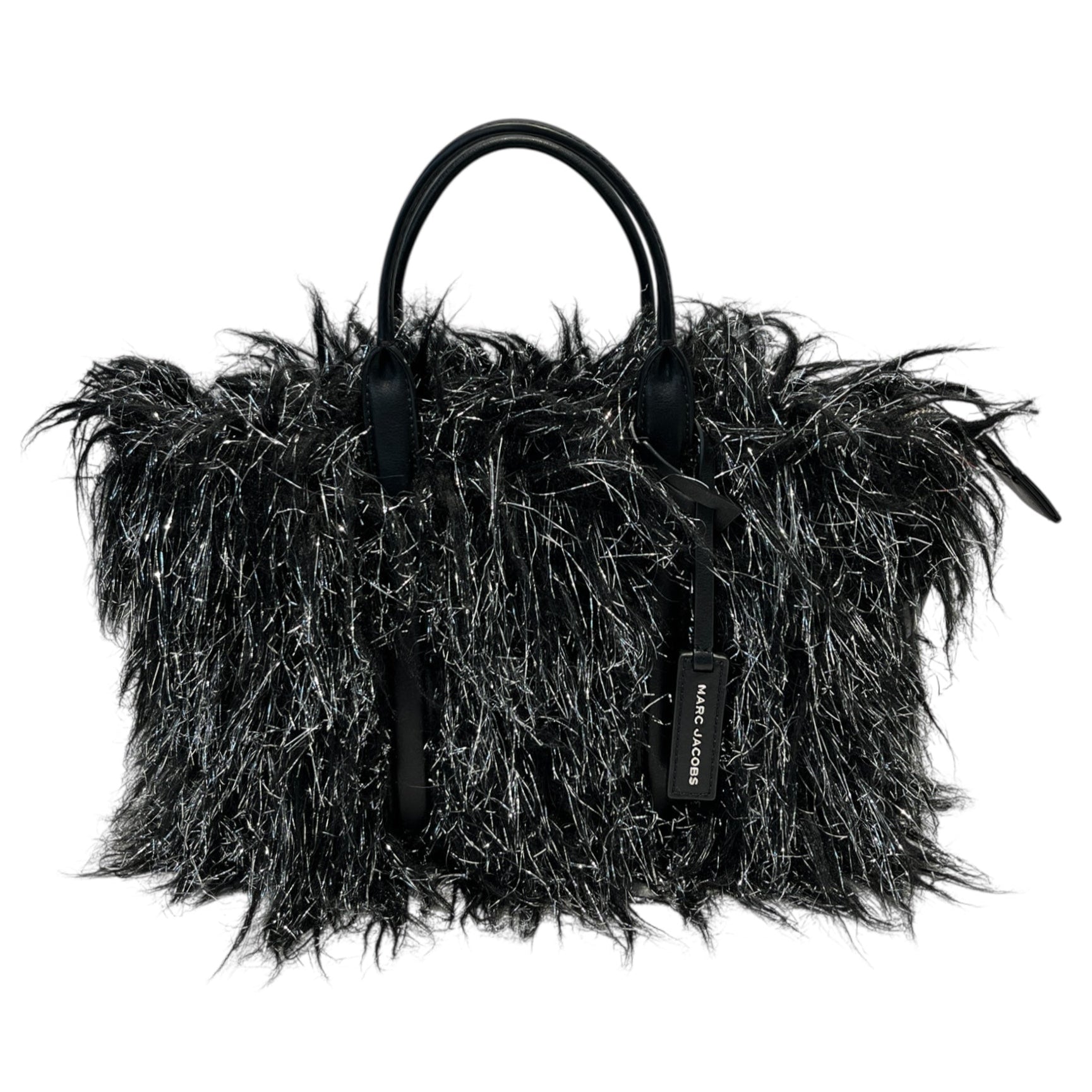 MARC JACOBS/Tote Bag/Fake Fur/BLK/CREATURE MARC JACOB BAG view 1